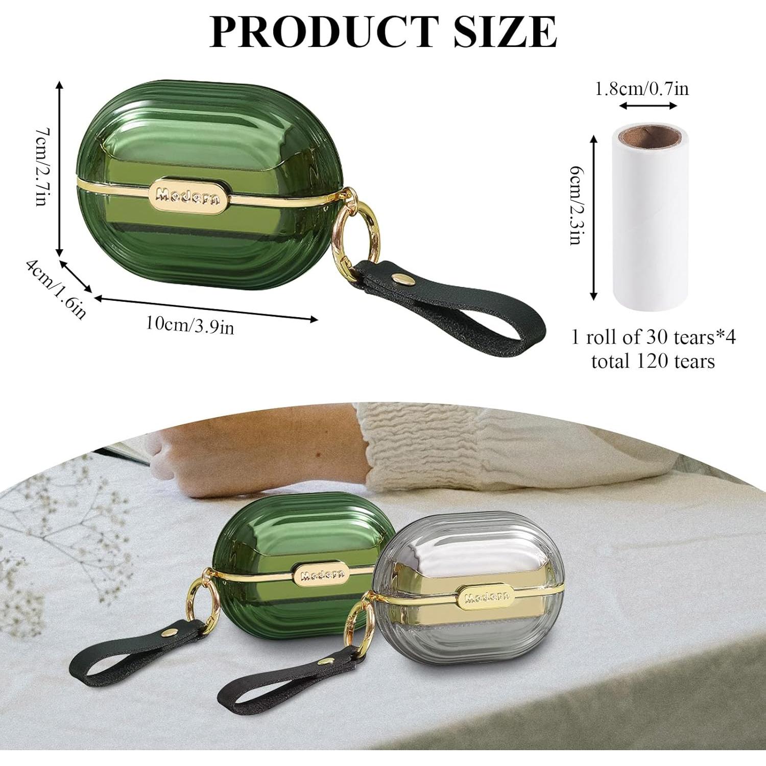 Rodillo Quitapelusas Doble Cara Modixun Reutilizable Verde