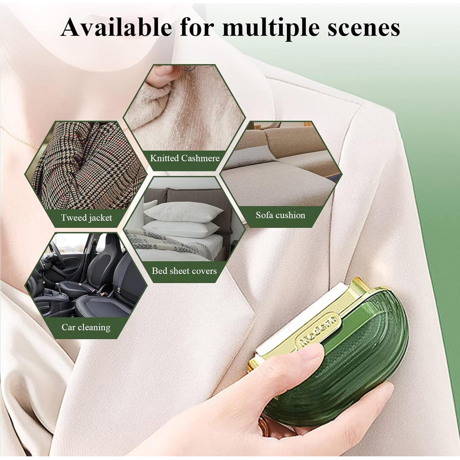 Rodillo Quitapelusas Doble Cara Modixun Reutilizable Verde