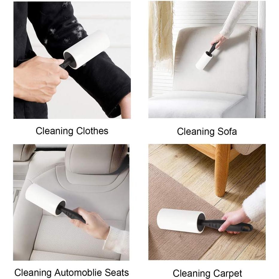 Rodillos para Pelusa COMMEMA, Set 2 Mangos y 240 Hojas