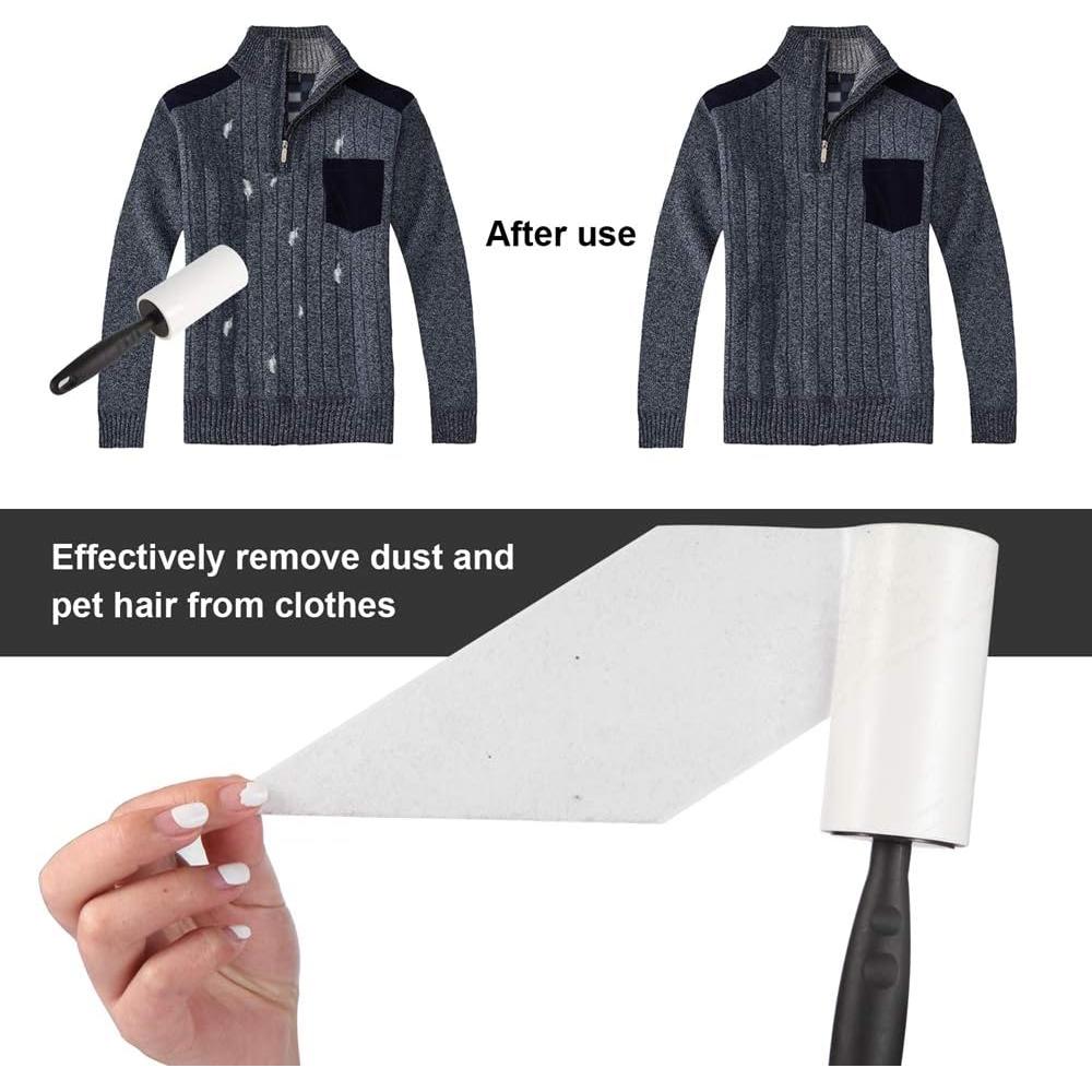 Rodillos para Pelusa COMMEMA, Set 2 Mangos y 240 Hojas