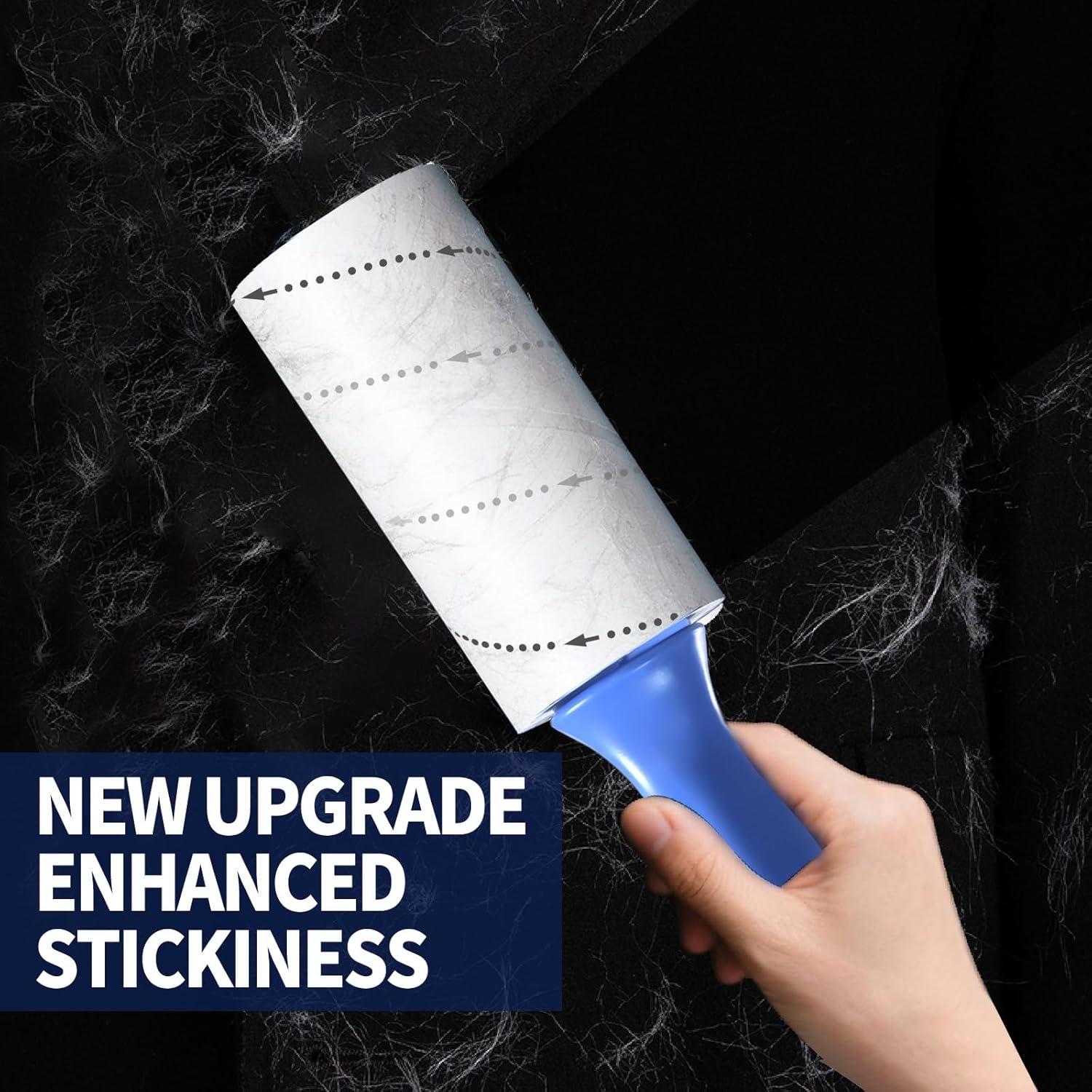 Rodillos para Pelusa Premium 960 Hojas 2 Mangos Alta Resistencia