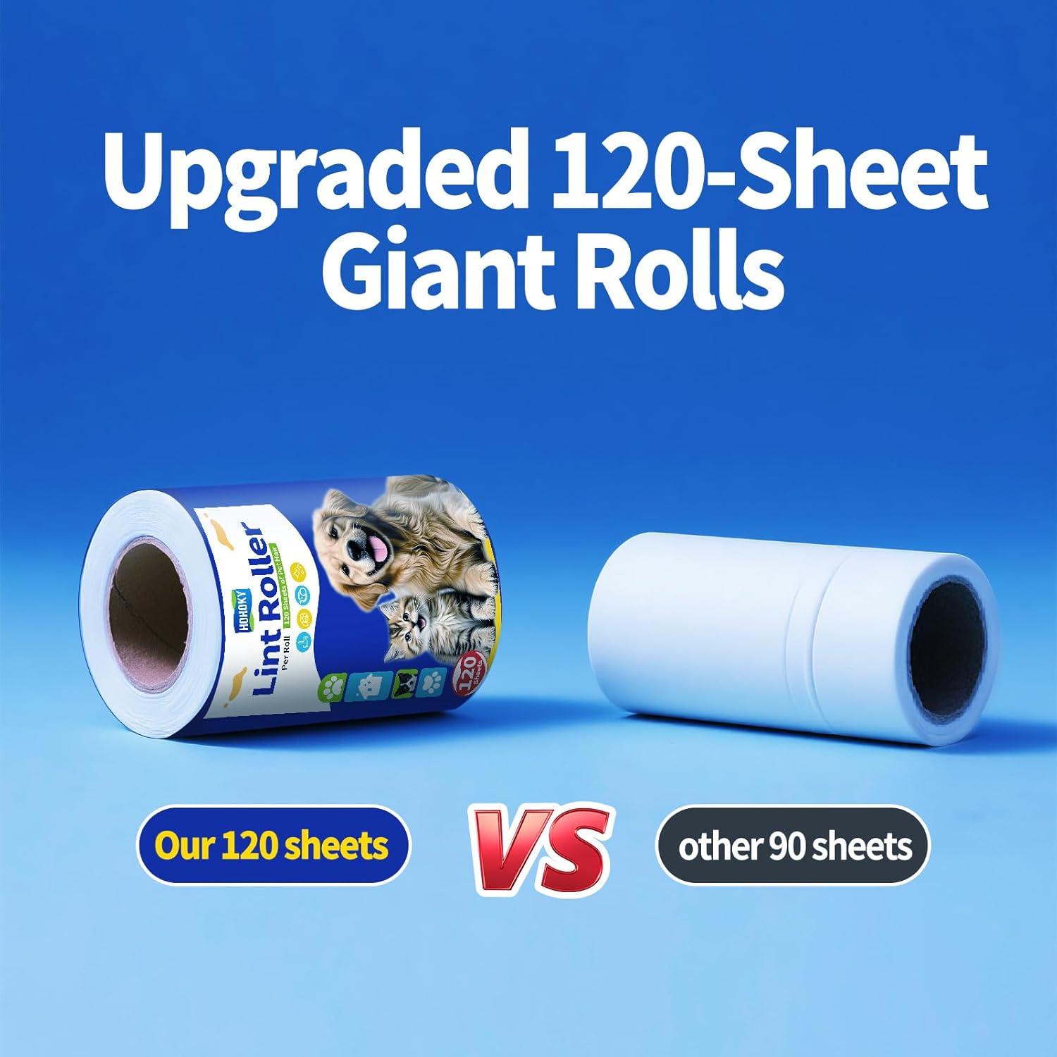 Rodillos para Pelusa Premium 960 Hojas 2 Mangos Alta Resistencia