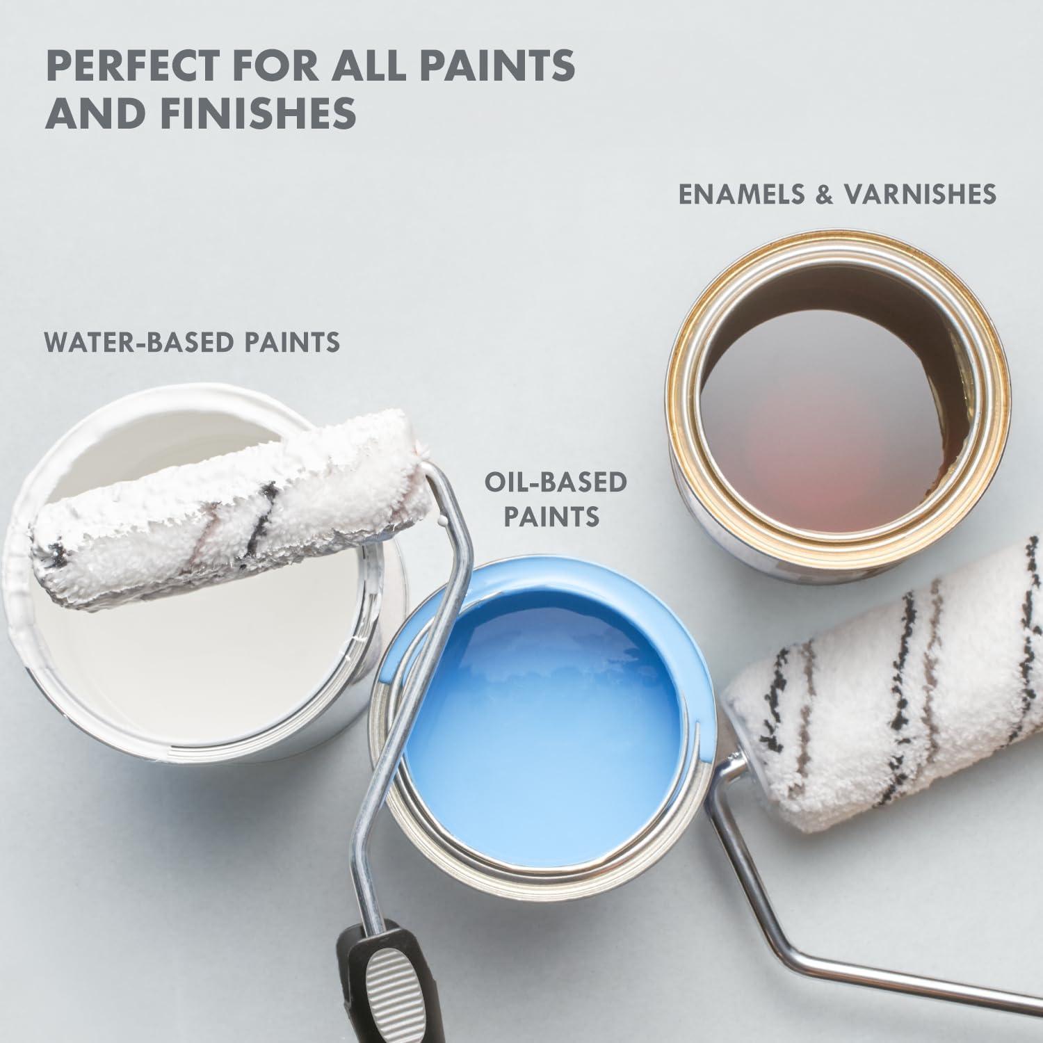 Paquete de 10 cubiertas de rodillo Remolika 10 cm microfibra