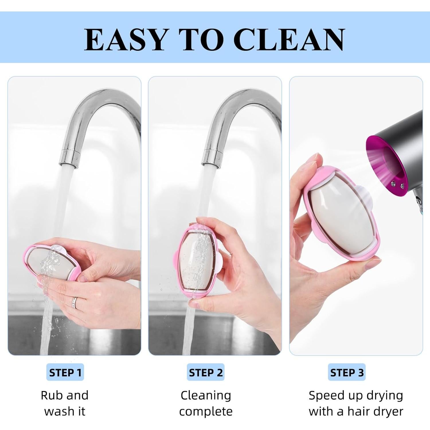 Rodillo de Pelusa Reutilizable Volpki - 2 Piezas, Lavable