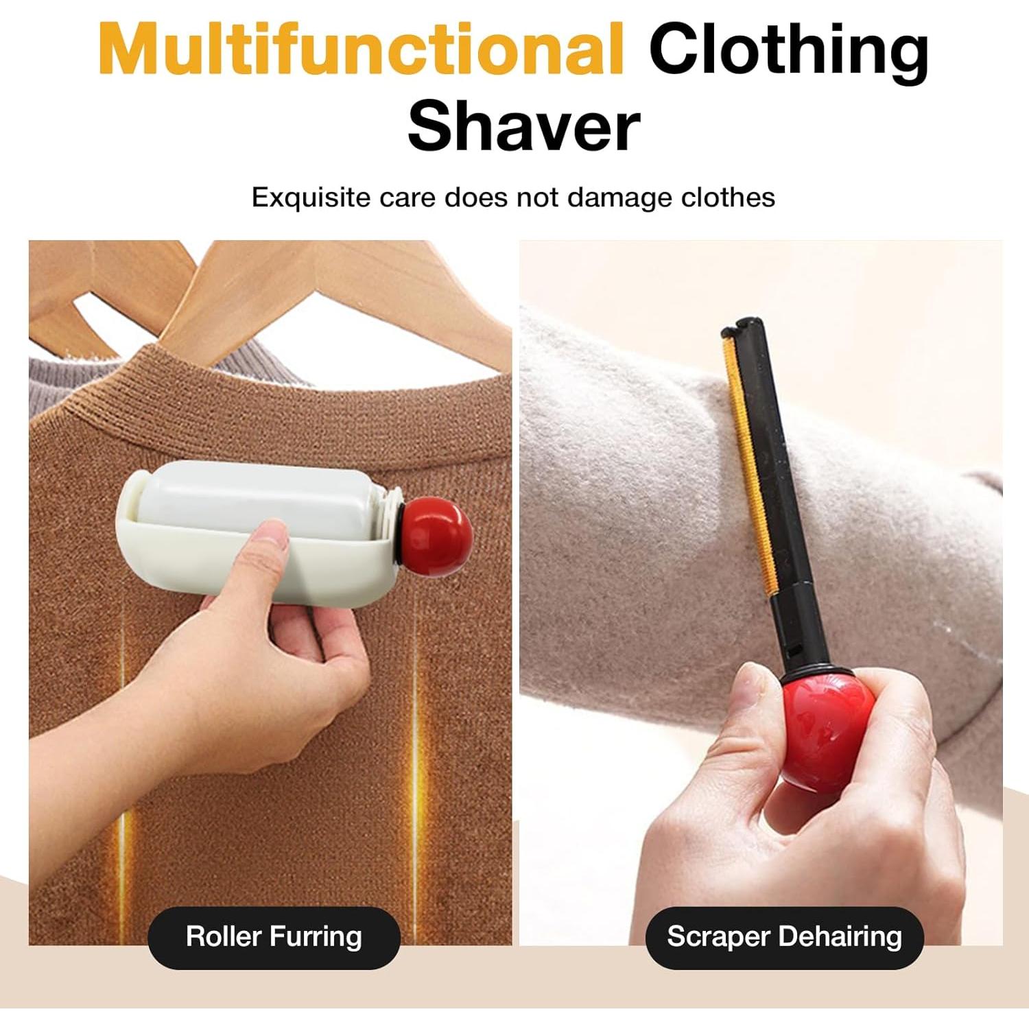 Rodillo de Pelusa Reutilizable Eptchn 2 en 1 Blanco