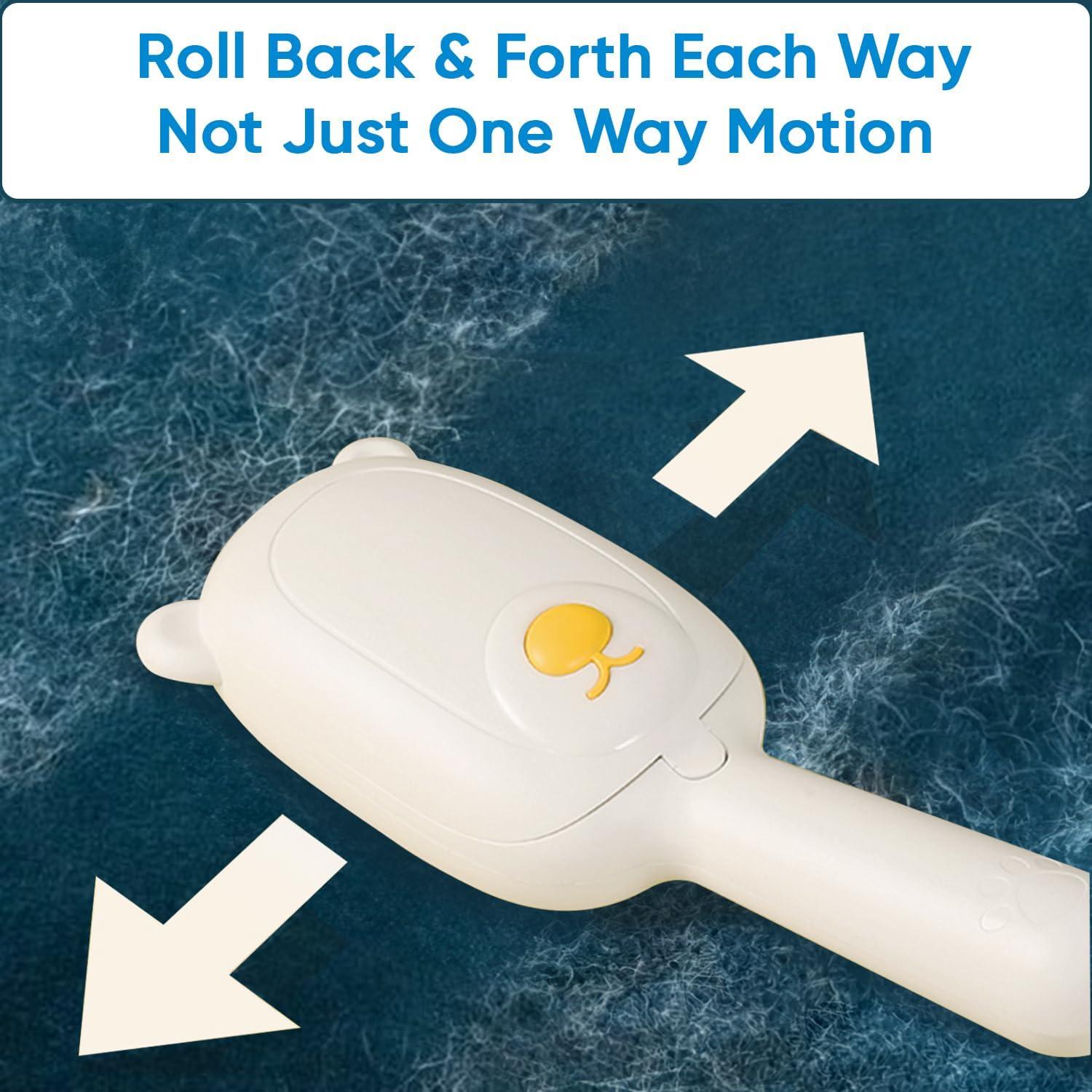 Rodillo Quitapelos Reutilizable 1TO3GO para Mascotas - Blanco