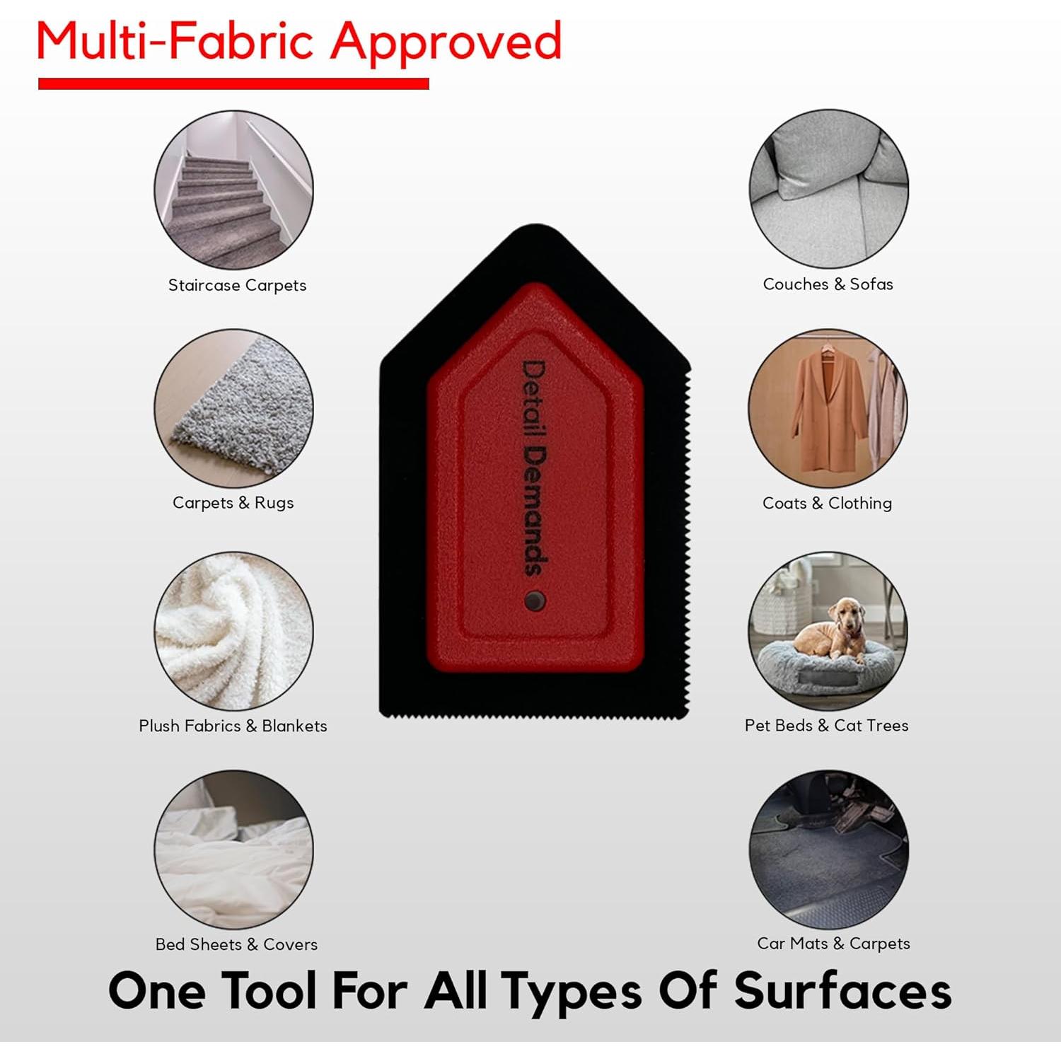 Mini Removedor de Pelo de Mascota Detail Demands 7.6x11.8cm