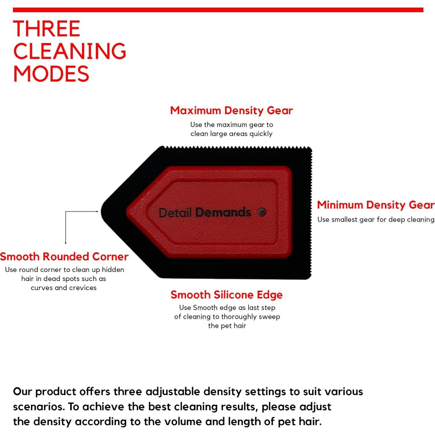 Mini Removedor de Pelo de Mascota Detail Demands 7.6x11.8cm