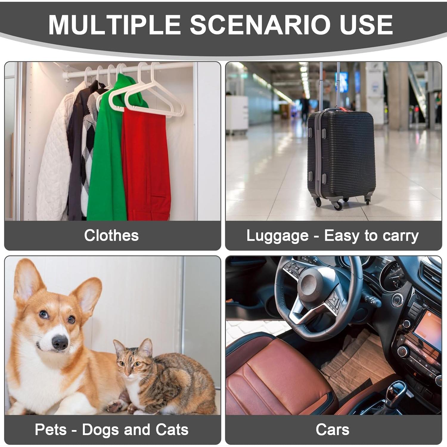 Rodillo de Pelusa Reutilizable Gjinxi Blanco 12.99x10cm