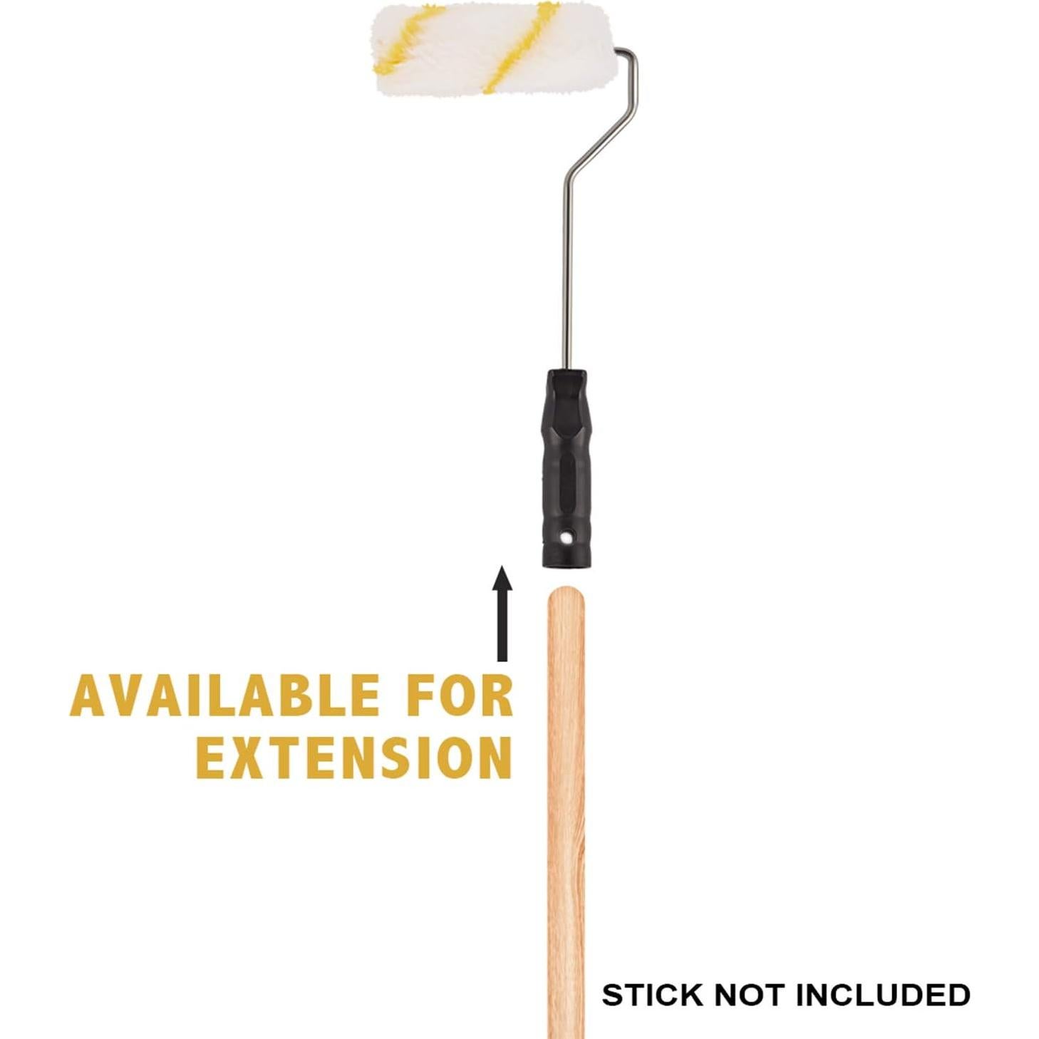 Kit de Rodillos de Pintura 11 Piezas PILOT FISH 4" Amarillo