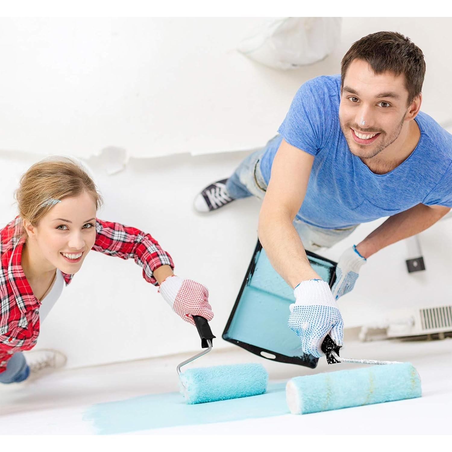 Kit de Rodillos de Pintura 11 Piezas PILOT FISH 4" Amarillo