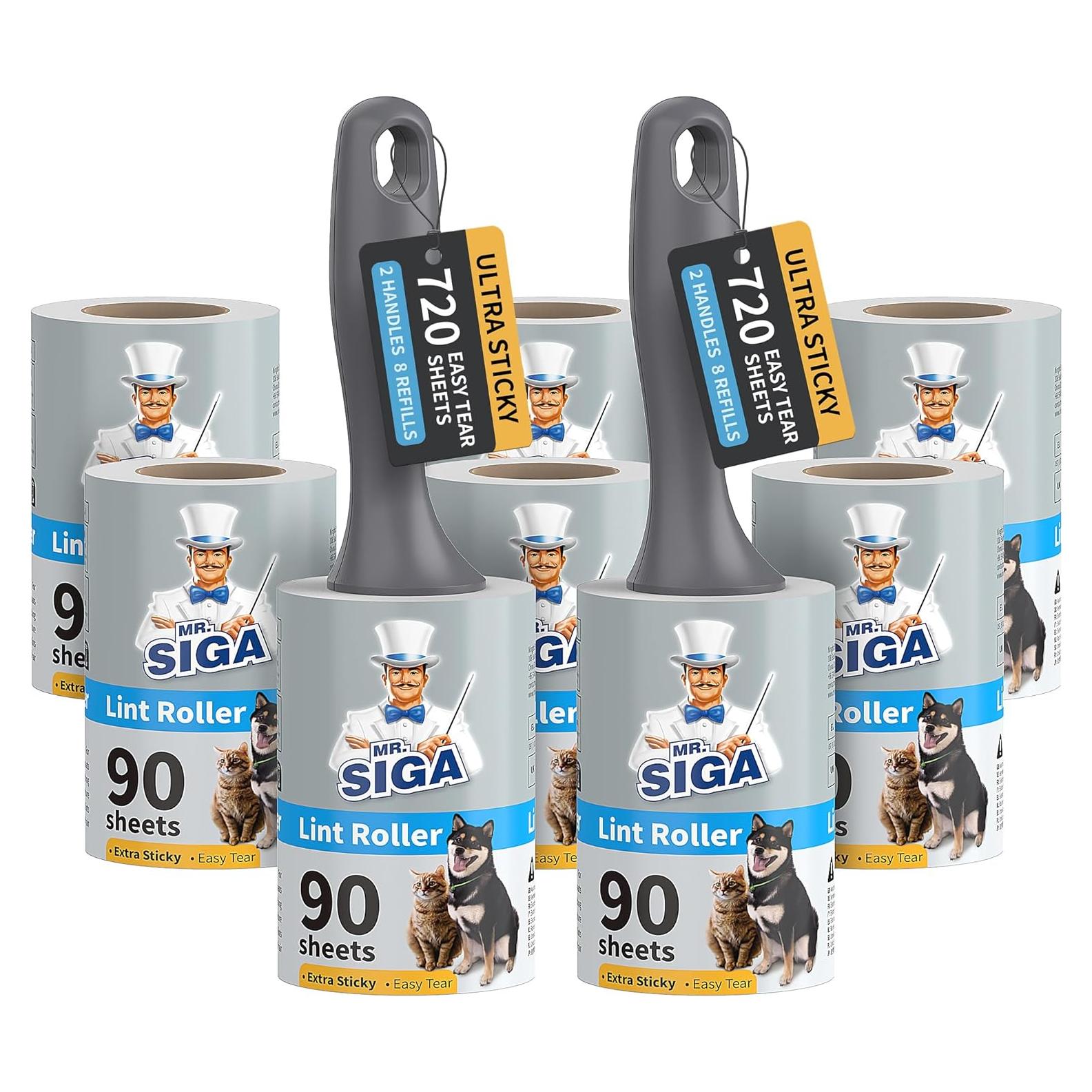 Rodillo Adhesivo MR.SIGA 720 Hojas Extra Pegajosas