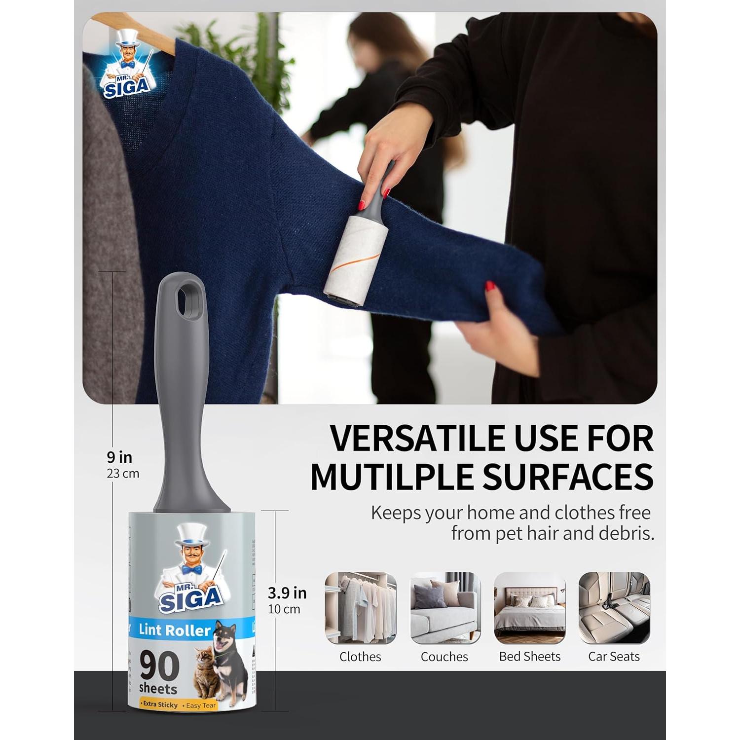 Rodillo Adhesivo MR.SIGA 720 Hojas Extra Pegajosas