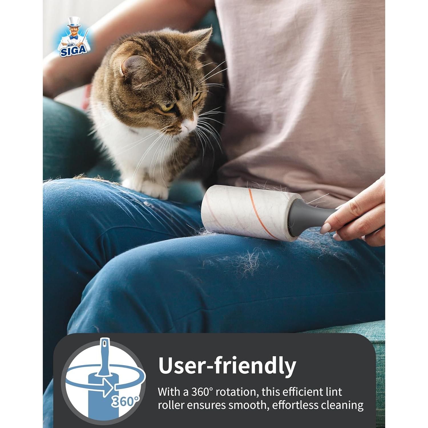 Rodillo Adhesivo MR.SIGA 720 Hojas Extra Pegajosas