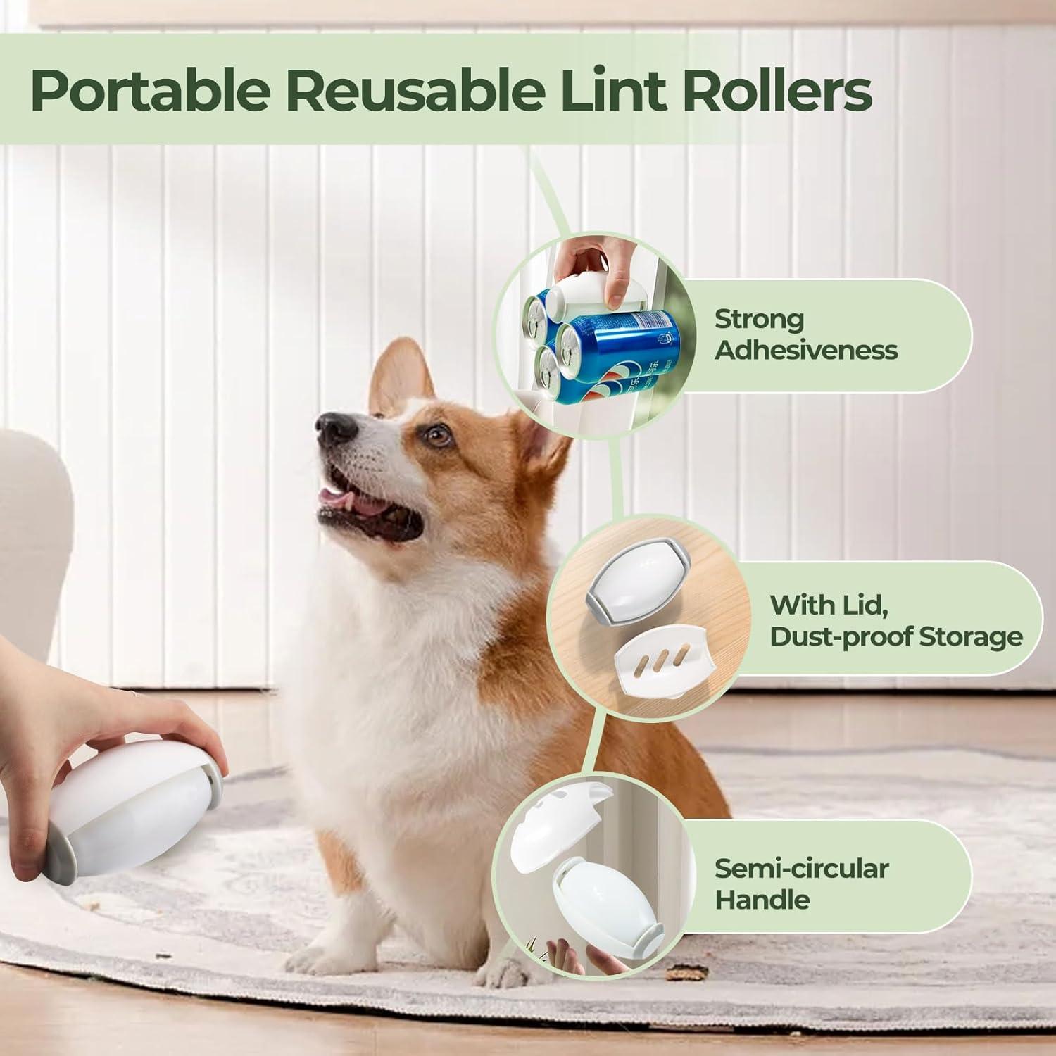 Rodillo Quitapelusas Lavable ZESTEFY para Pelo de Mascota