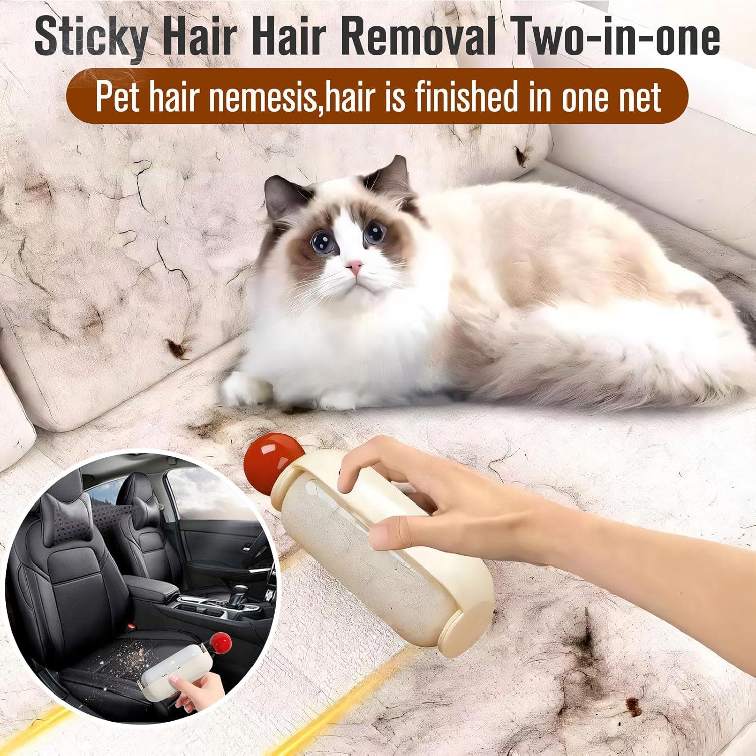 Rodillo de Pelusa Reutilizable RUOI 2 en 1 para Ropa y Muebles