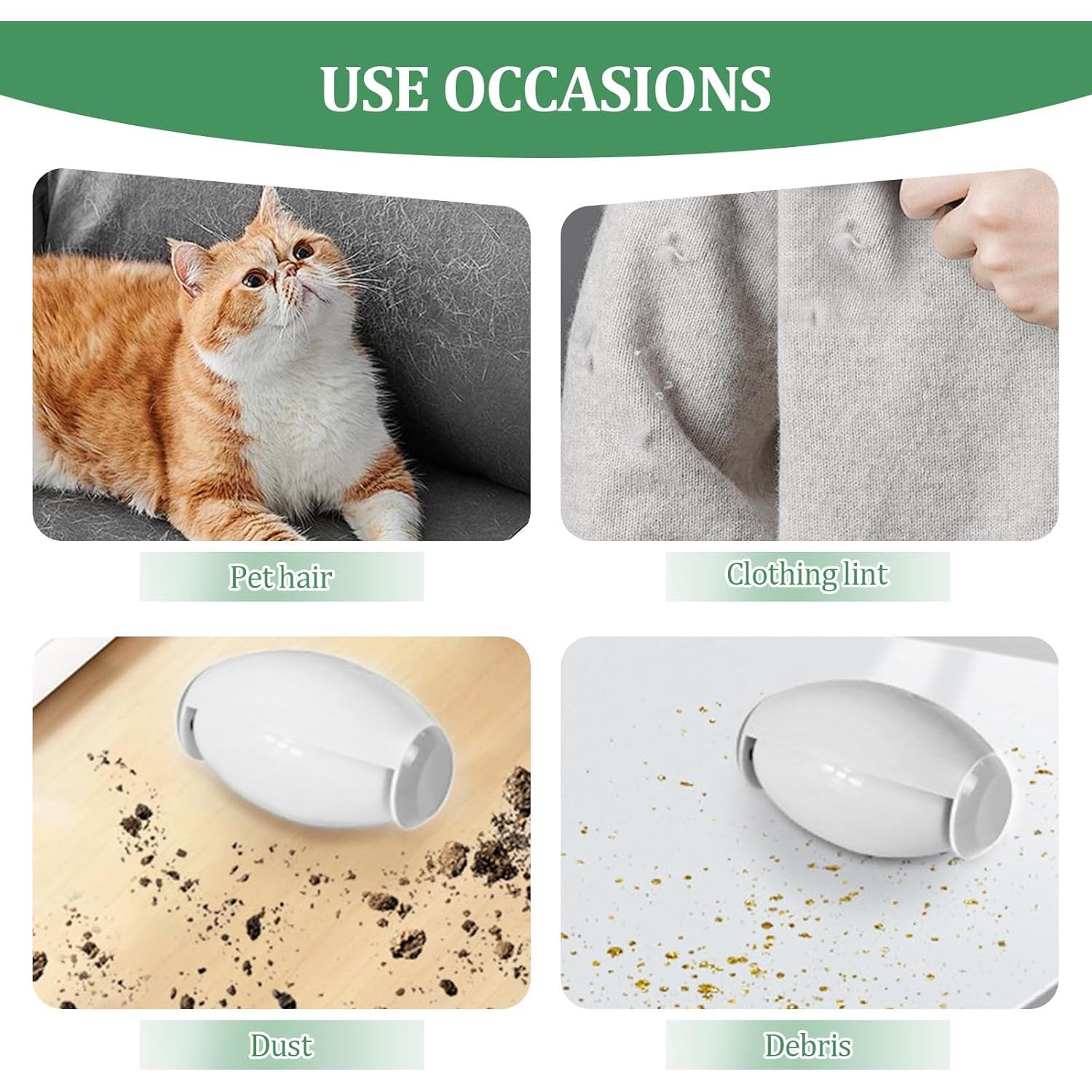 Rodillo de Pelusa Reutilizable Wanheart Mini Blanco 10.2x6.5cm