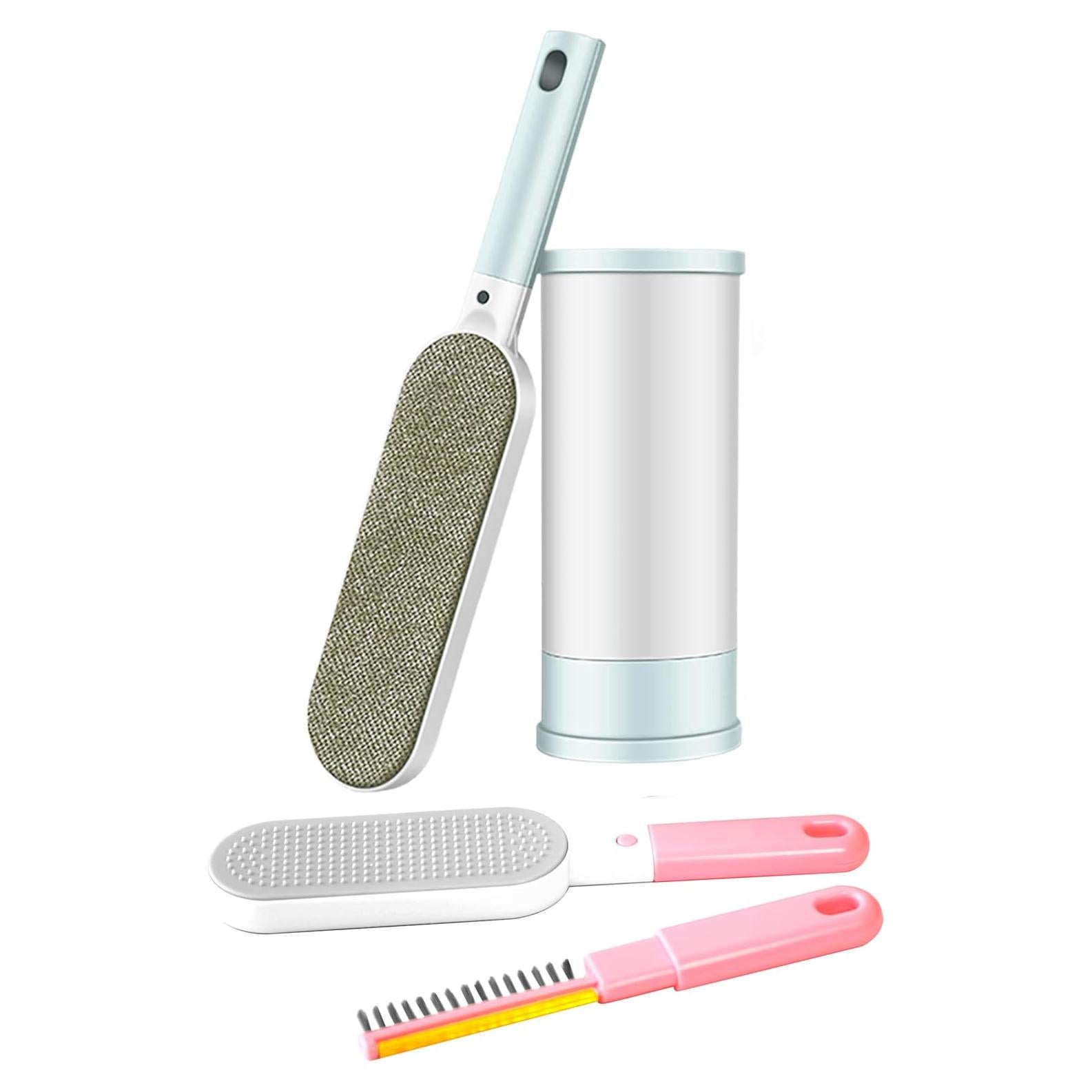 Cepillo Removedor de Pelo de Mascotas JoyArrive Azul 2PCS