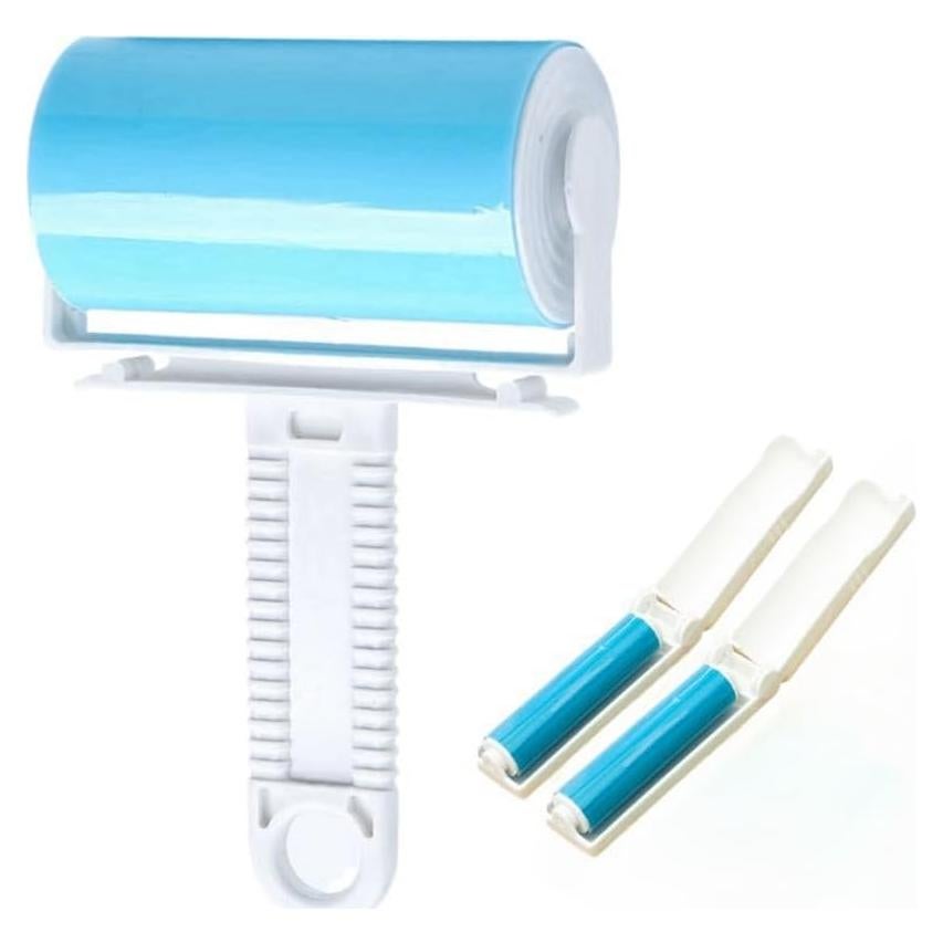Set de 3 Rodillos Adhesivos Reutilizables Luvilly para Ropa y Mascotas
