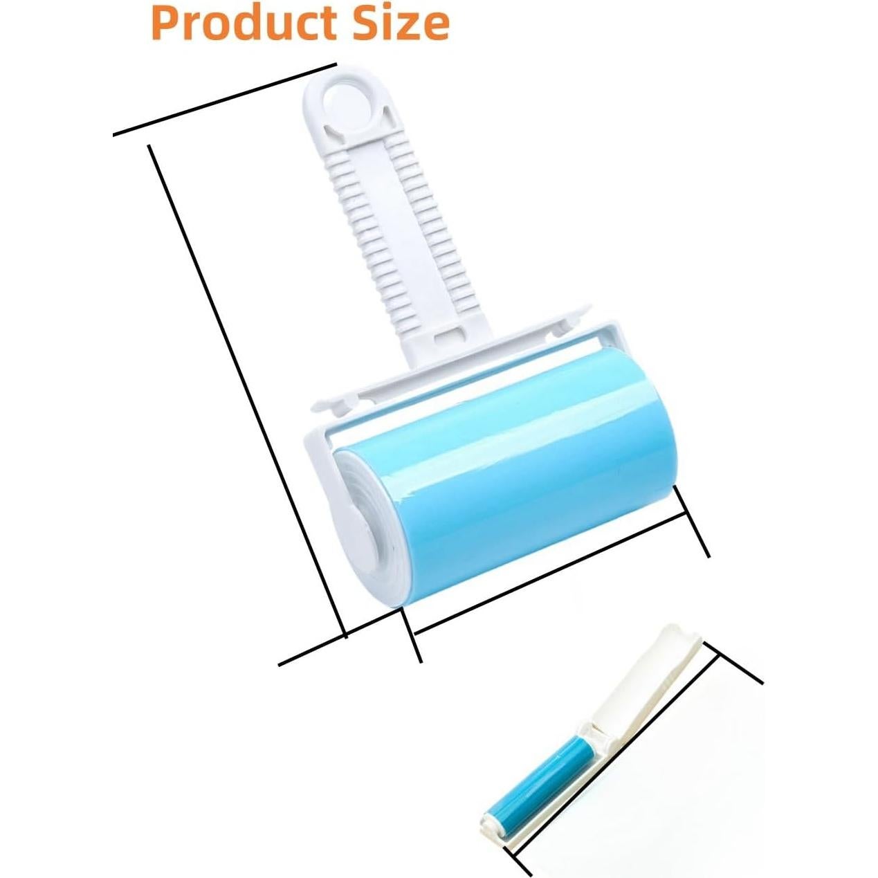 Set de 3 Rodillos Adhesivos Reutilizables Luvilly para Ropa y Mascotas