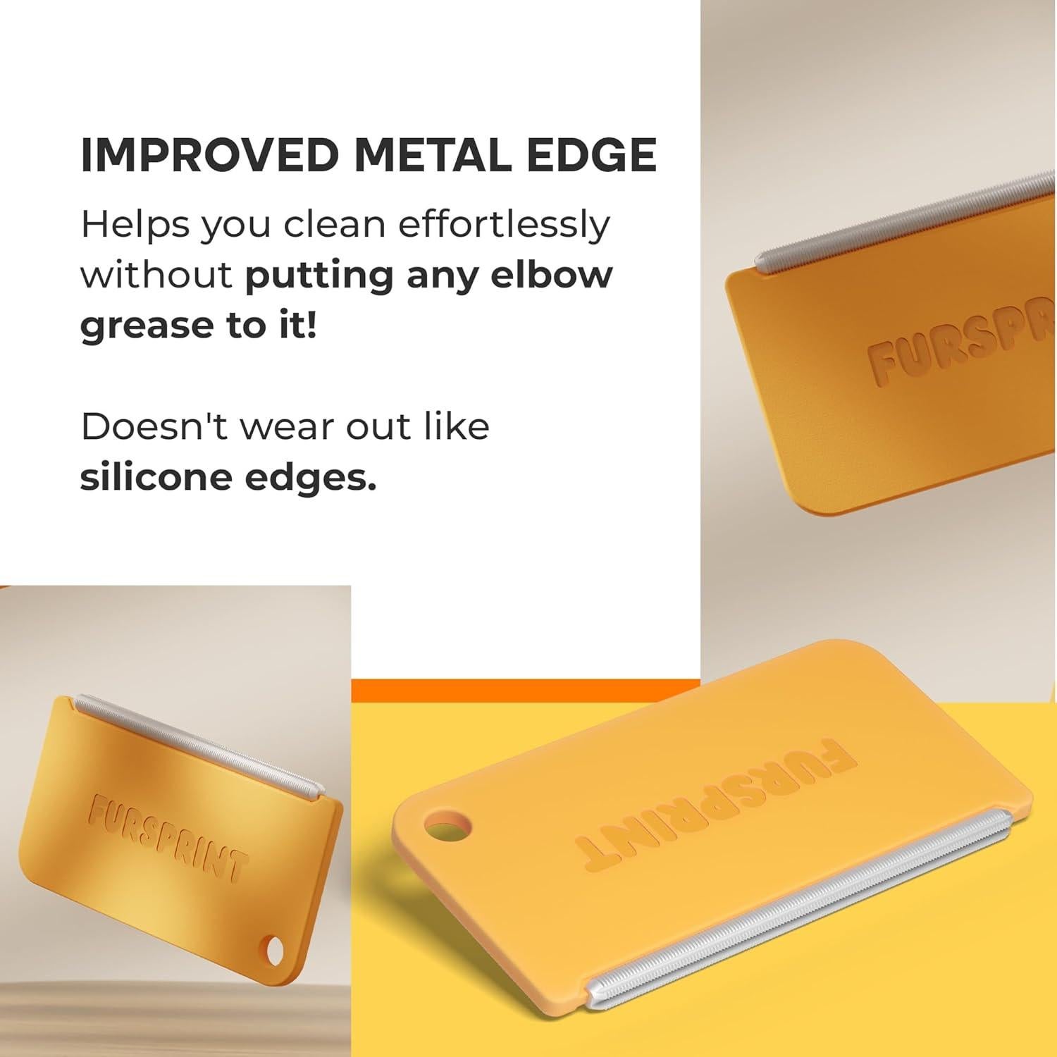 Removedor de Pelo de Mascotas Fursprint Mini Naranja 15g