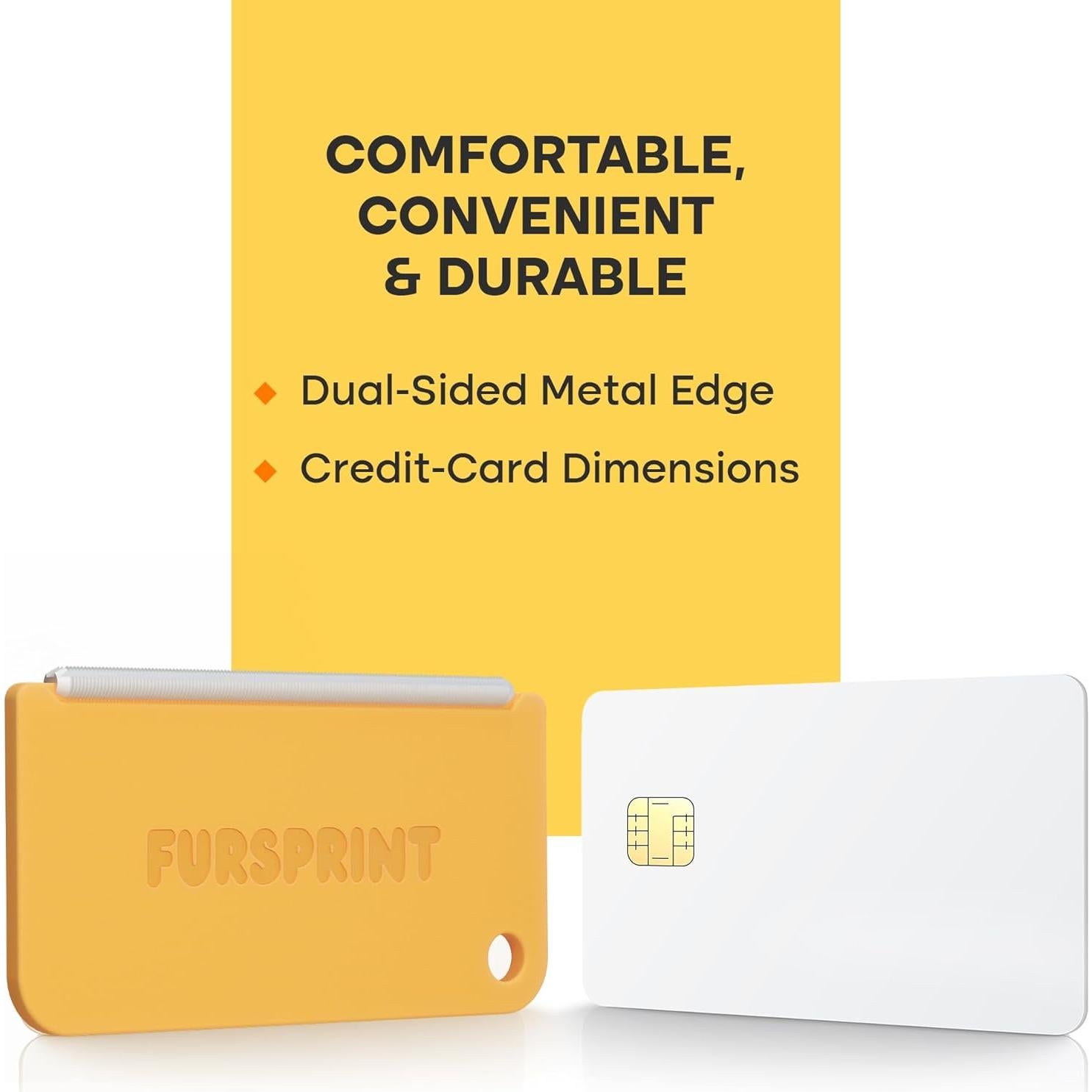 Removedor de Pelo de Mascotas Fursprint Mini Naranja 15g