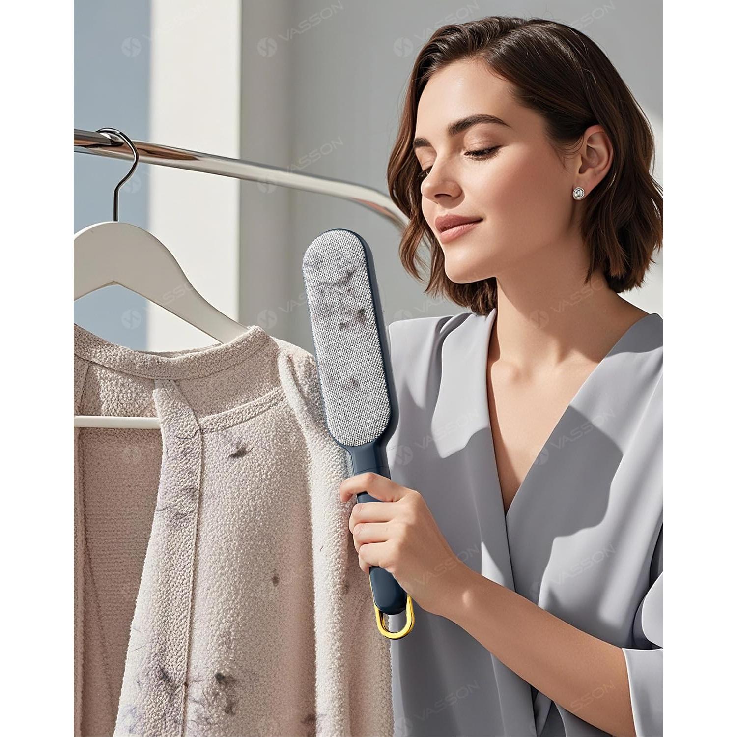 Cepillo Removedor de Pelo de Mascota VASSON con Caja Autolimpiante