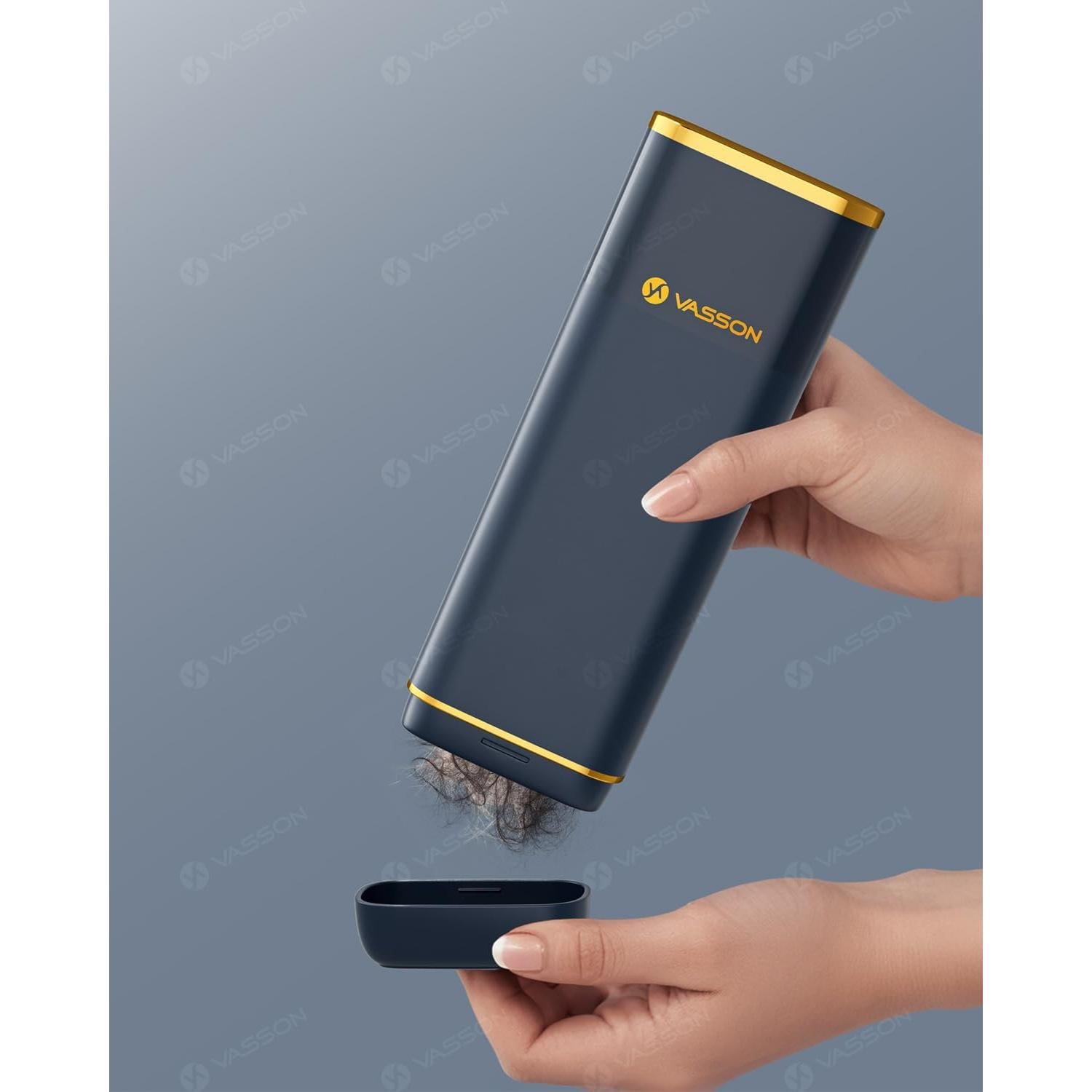 Cepillo Removedor de Pelo de Mascota VASSON con Caja Autolimpiante