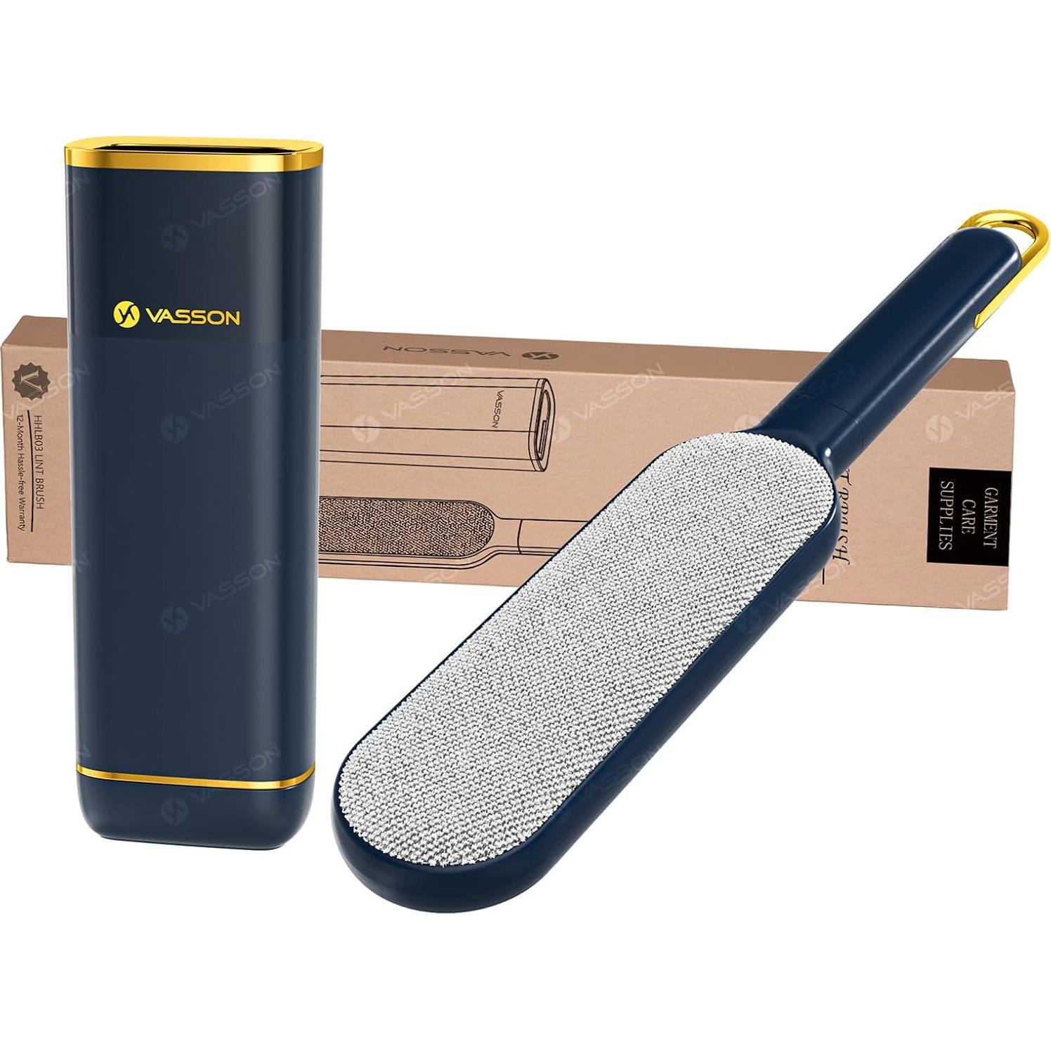 Cepillo Removedor de Pelo de Mascota VASSON con Caja Autolimpiante