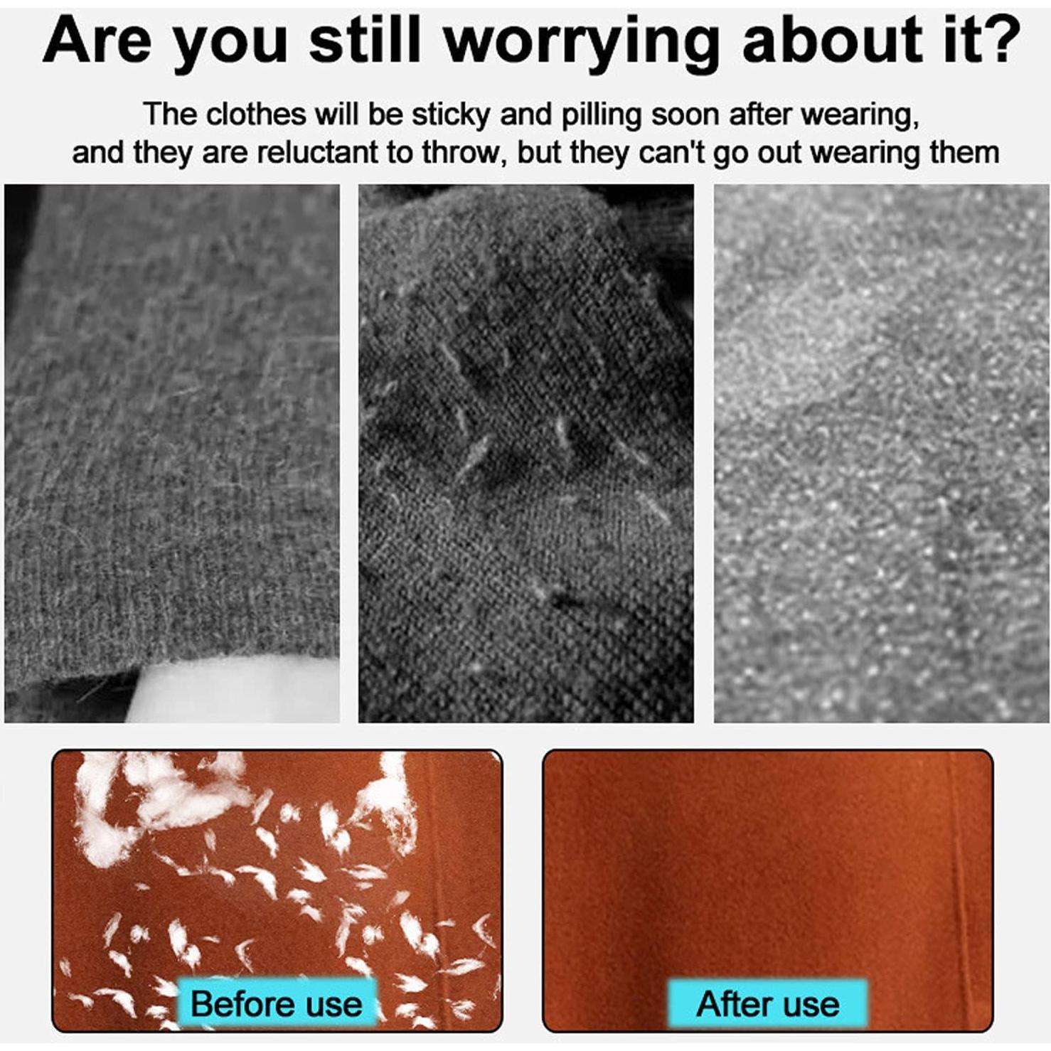 Juego de 2 Removedores de Pelusa Portátiles YAOGNAHS - Doble Cara