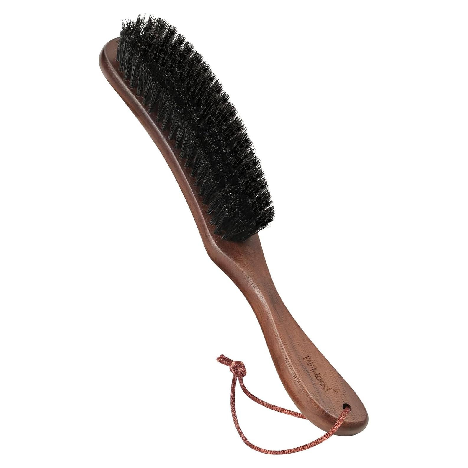 Cepillo de Ropa BFWood - Cerda de Jabalí y Madera de Nogal