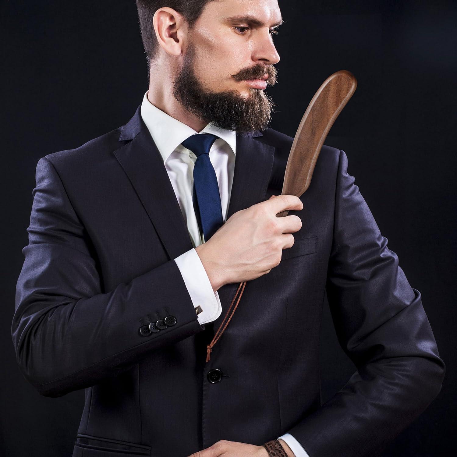 Cepillo de Ropa BFWood - Cerda de Jabalí y Madera de Nogal