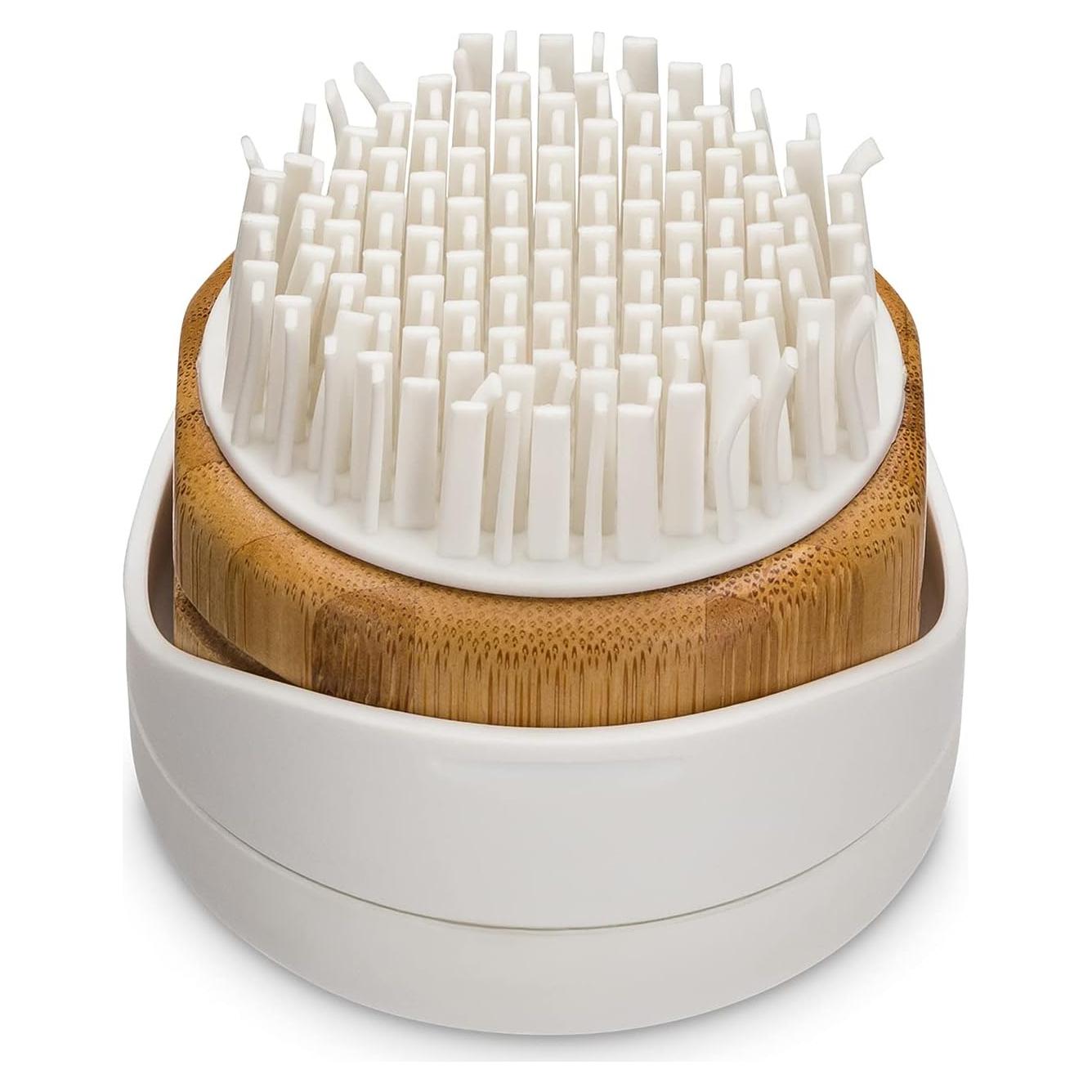 Cepillo Quitapelusas Manual Full Circle de Bambú y Silicona