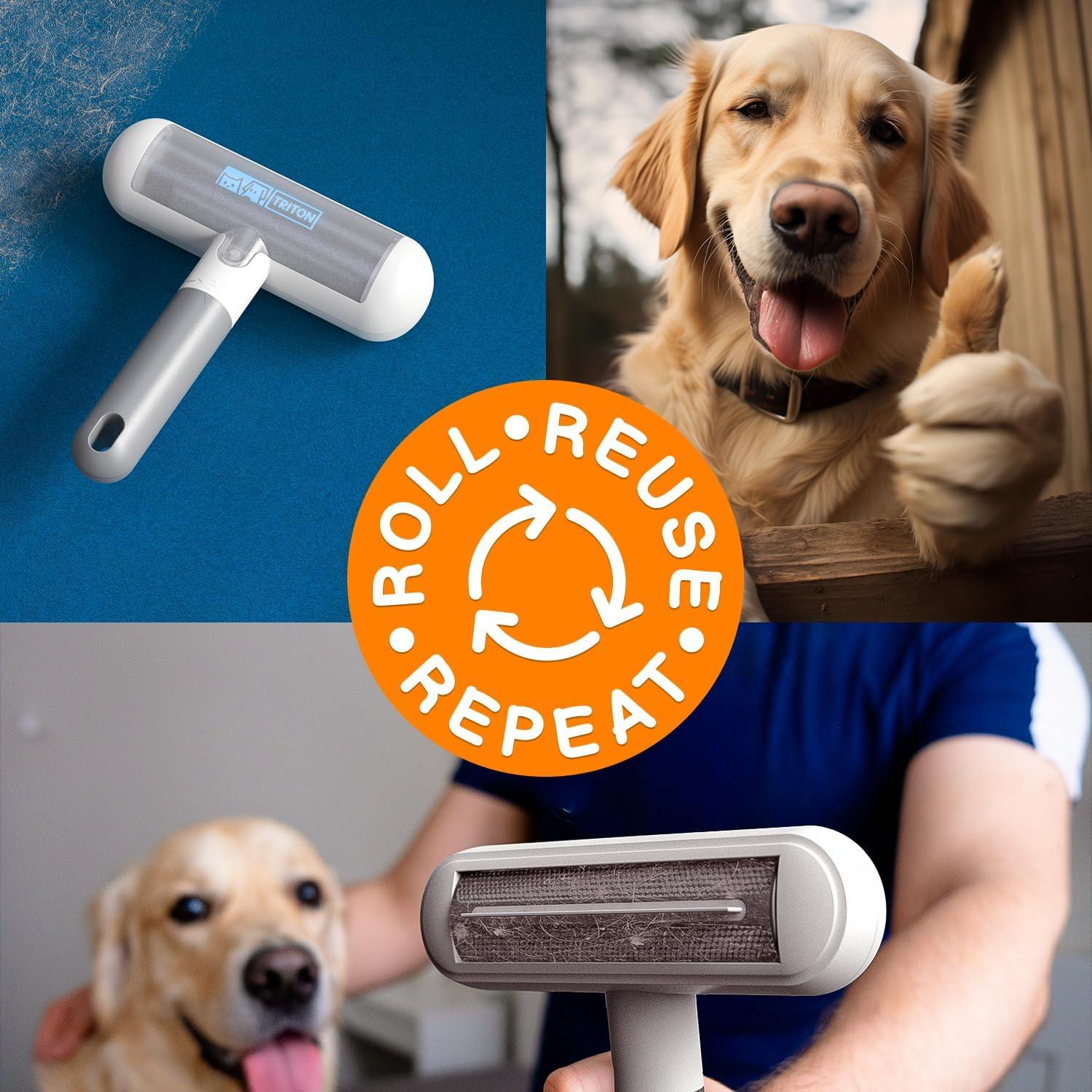 Removedor de Pelo de Mascota Triton Travel - Compacto y Reutilizable