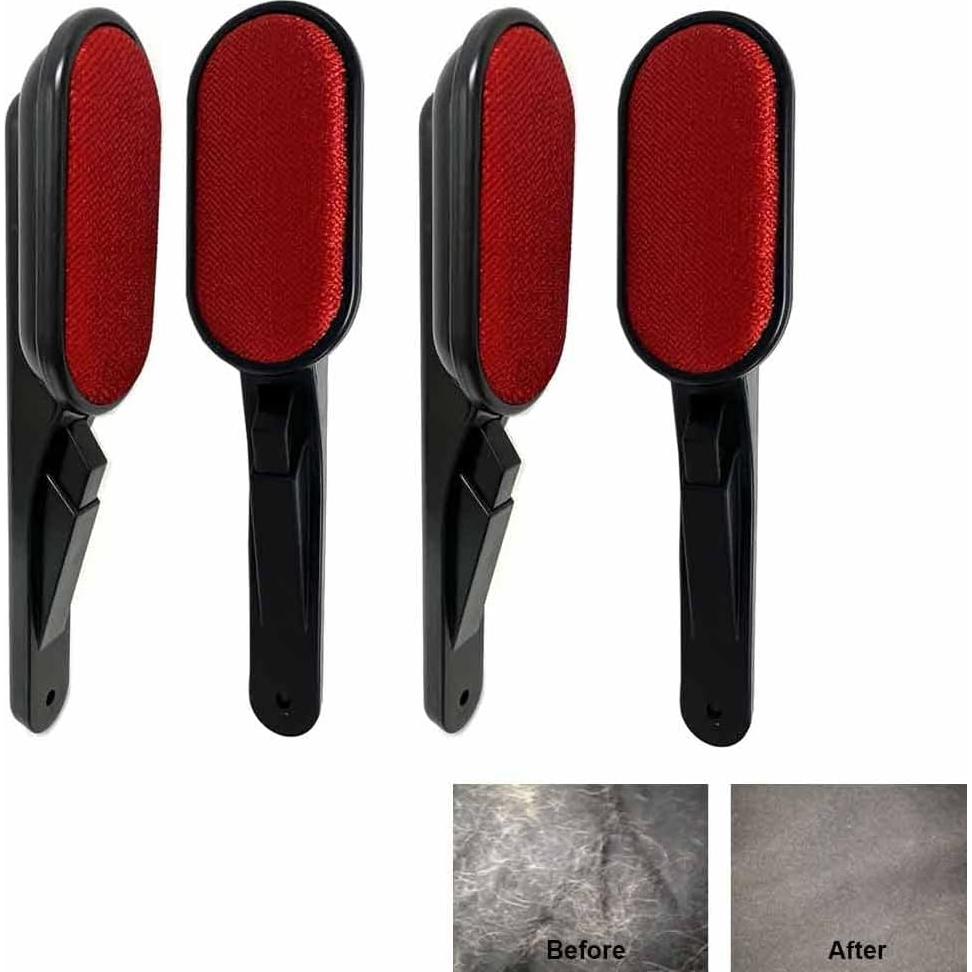 Paquete de 4 Cepillos de Pelusa Reutilizables Genérico 24.8x5.6cm