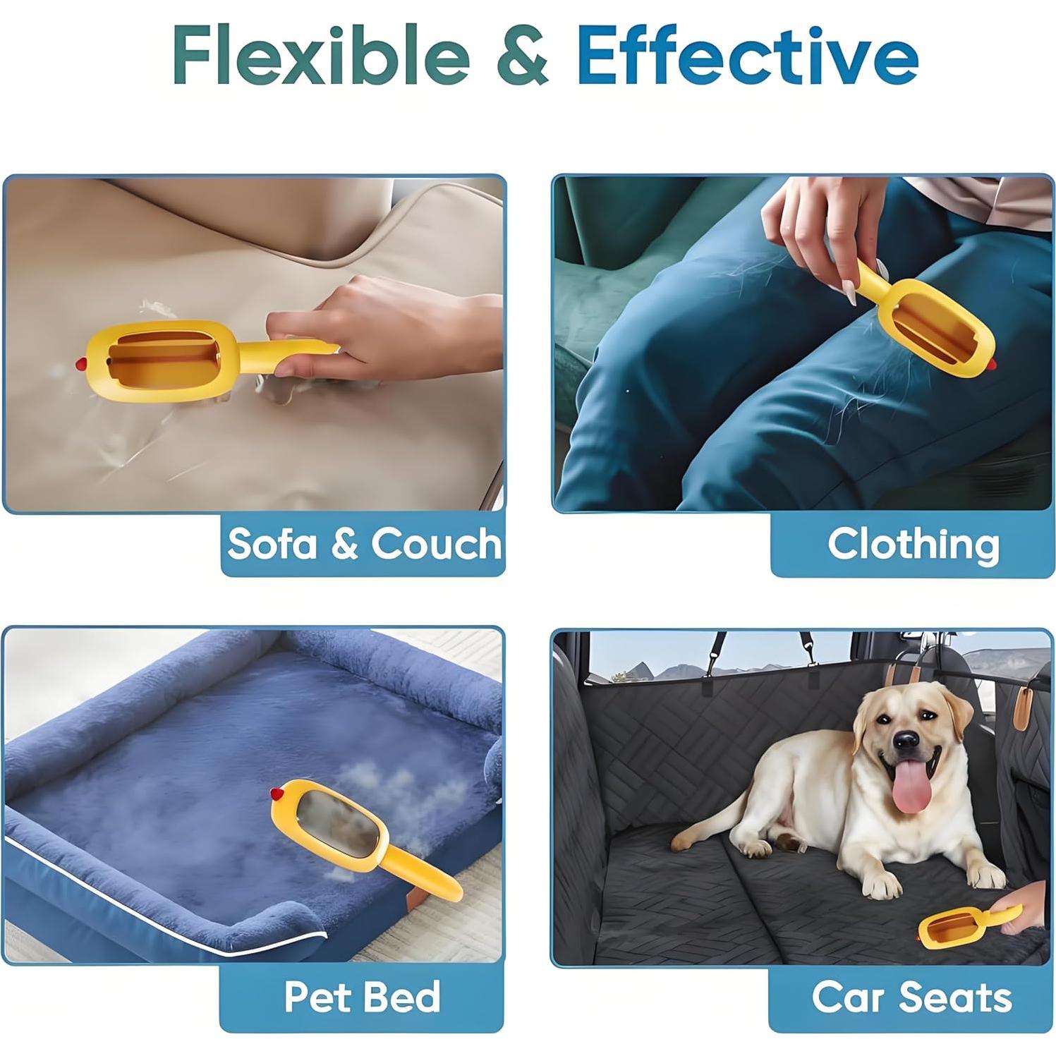 Rodillo de Pelusa Reutilizable Ji Xuan Amarillo 18.4x5.3cm