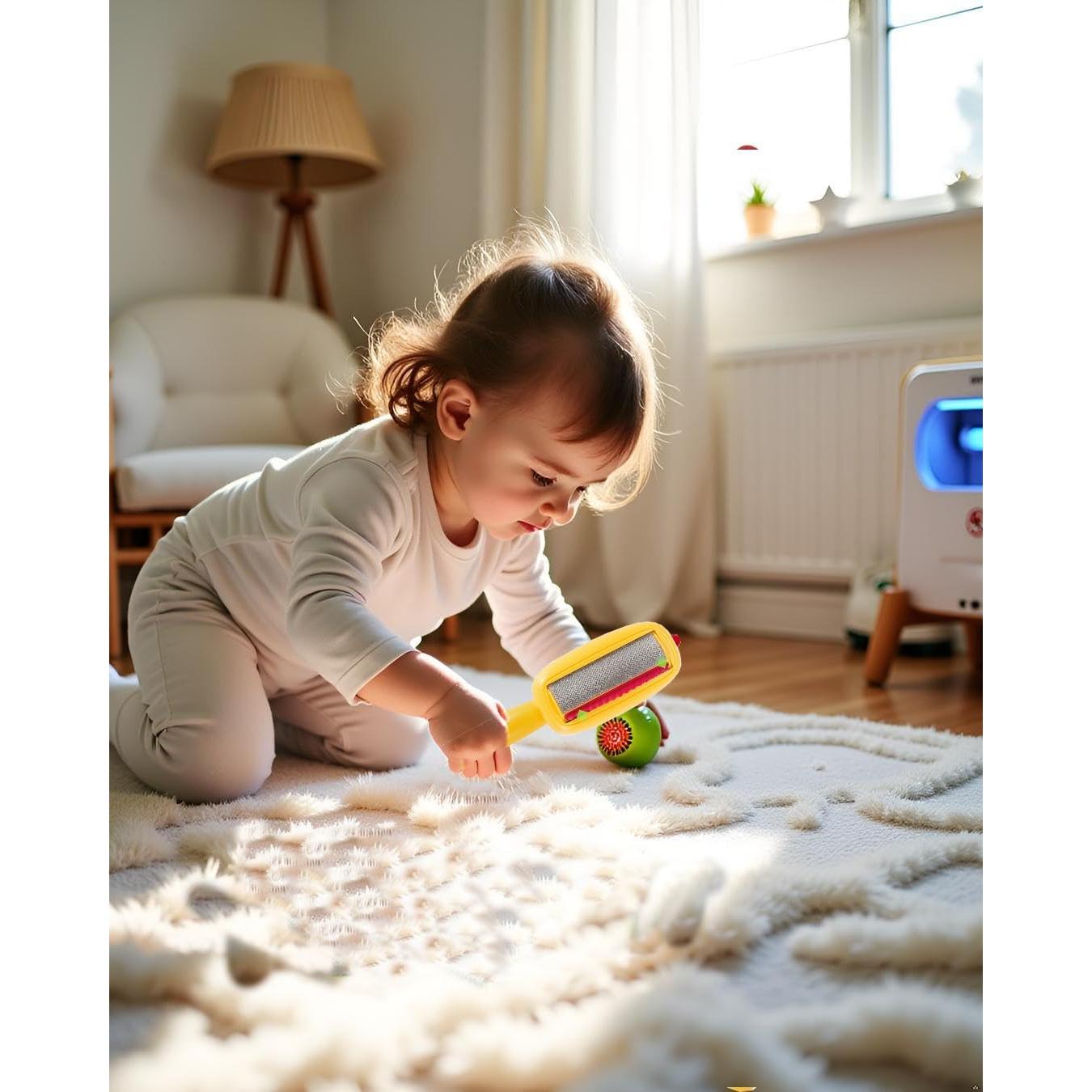 Rodillo de Pelusa Reutilizable Ji Xuan Amarillo 18.4x5.3cm