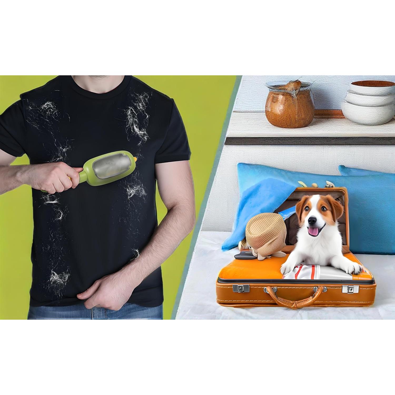 Rodillo de Pelusa Reutilizable Ji Xuan Amarillo 18.4x5.3cm