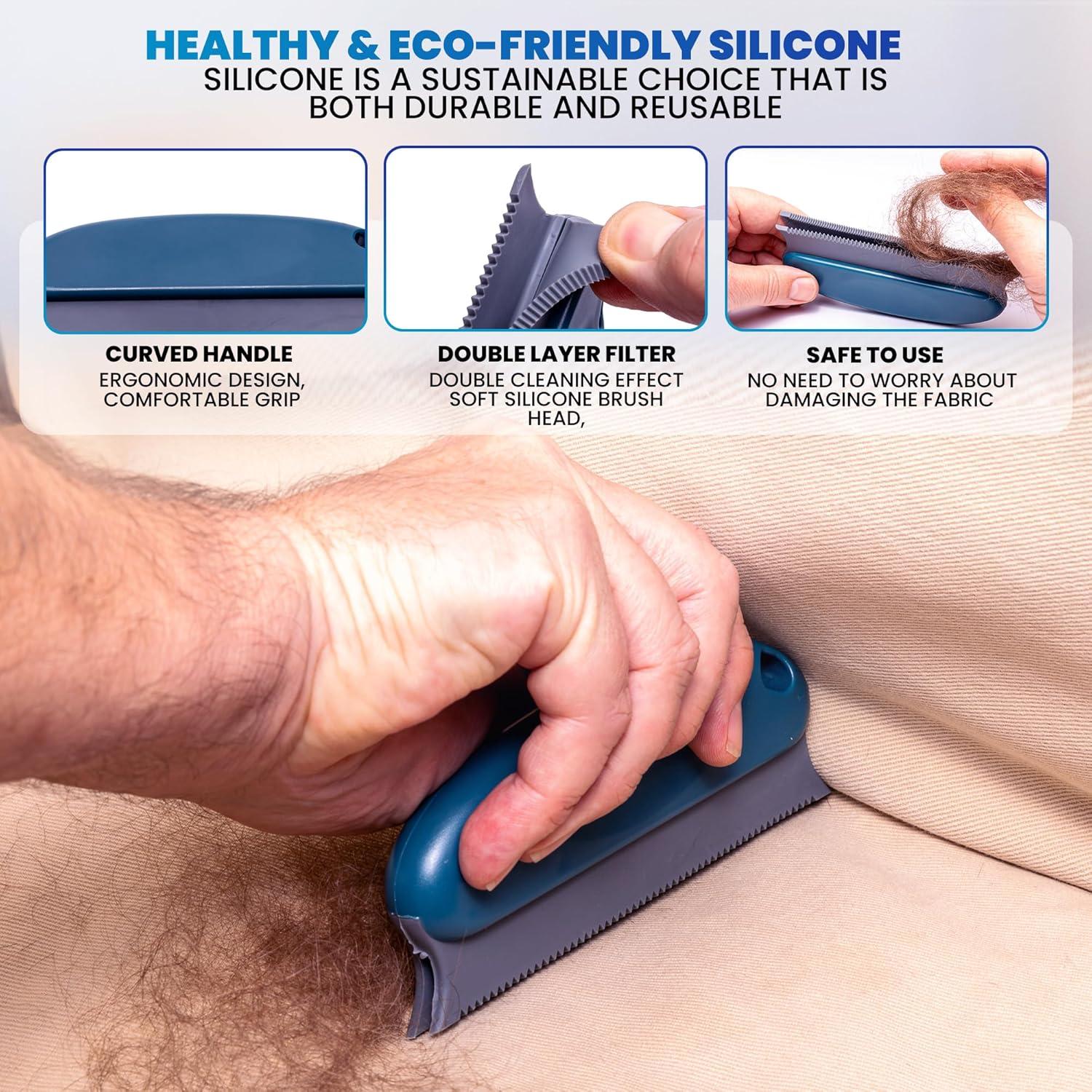 Removedor de Pelo de Mascota YOFOCOO - Paquete de 3 Piezas