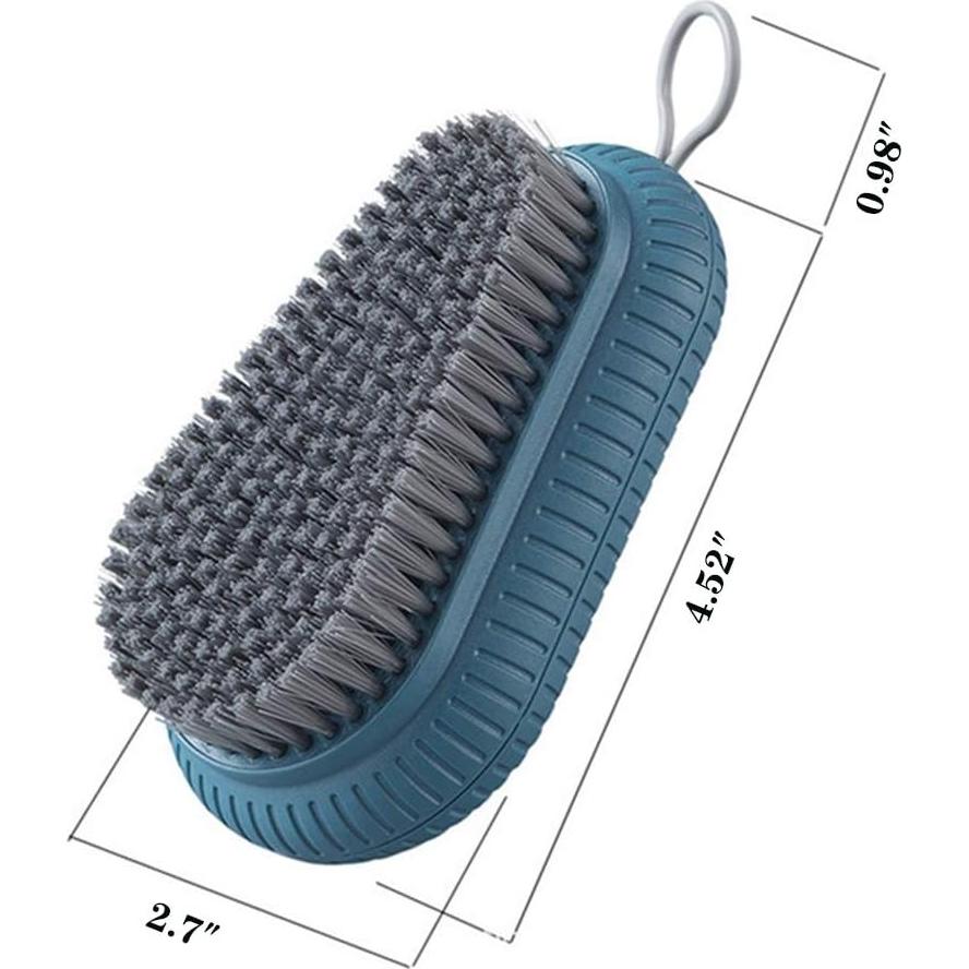 Cepillo de Fregar JIESHKE Azul Suave y Duradero para Limpieza