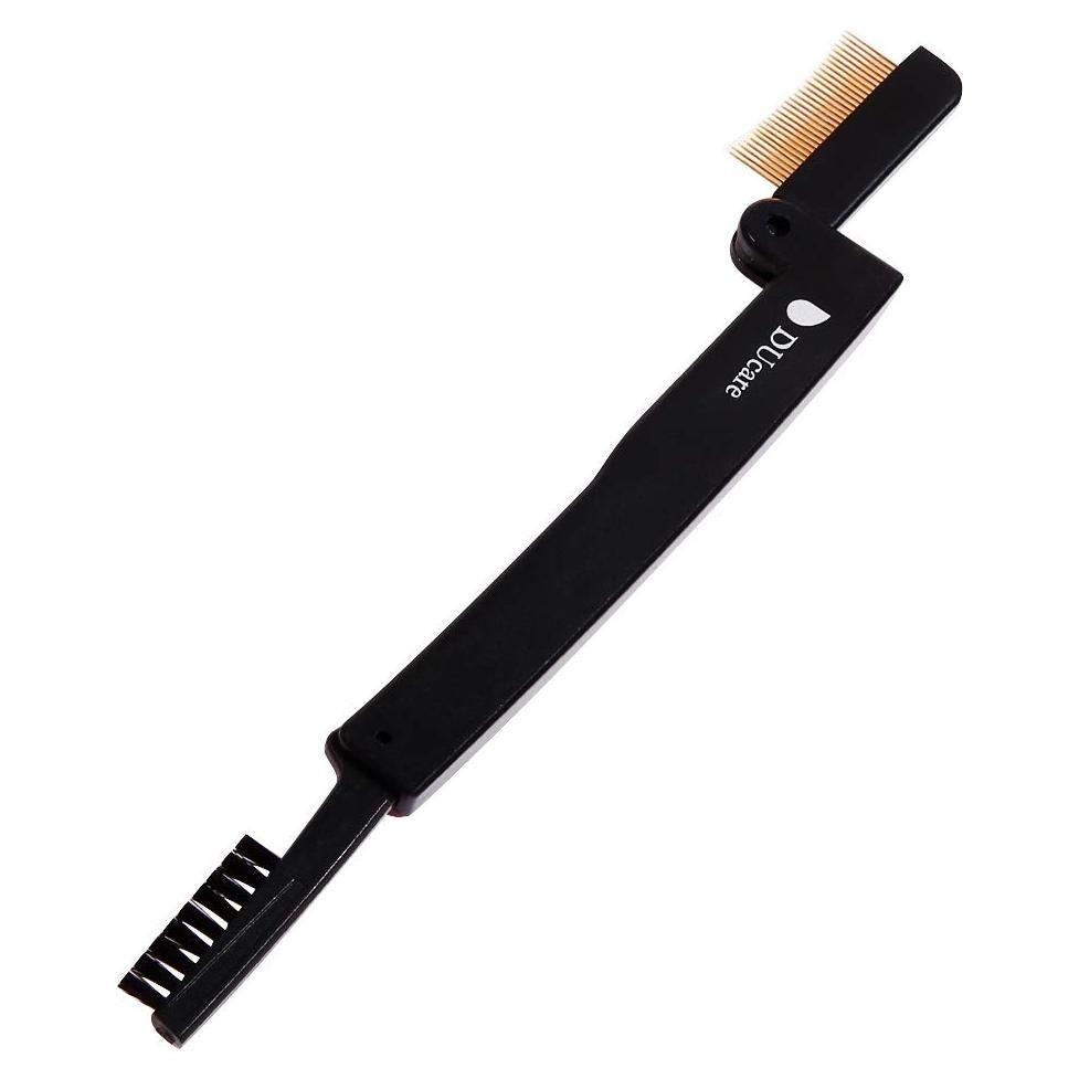 DUcare Peina Separador de Pestañas y Cejas Dúo - Negro