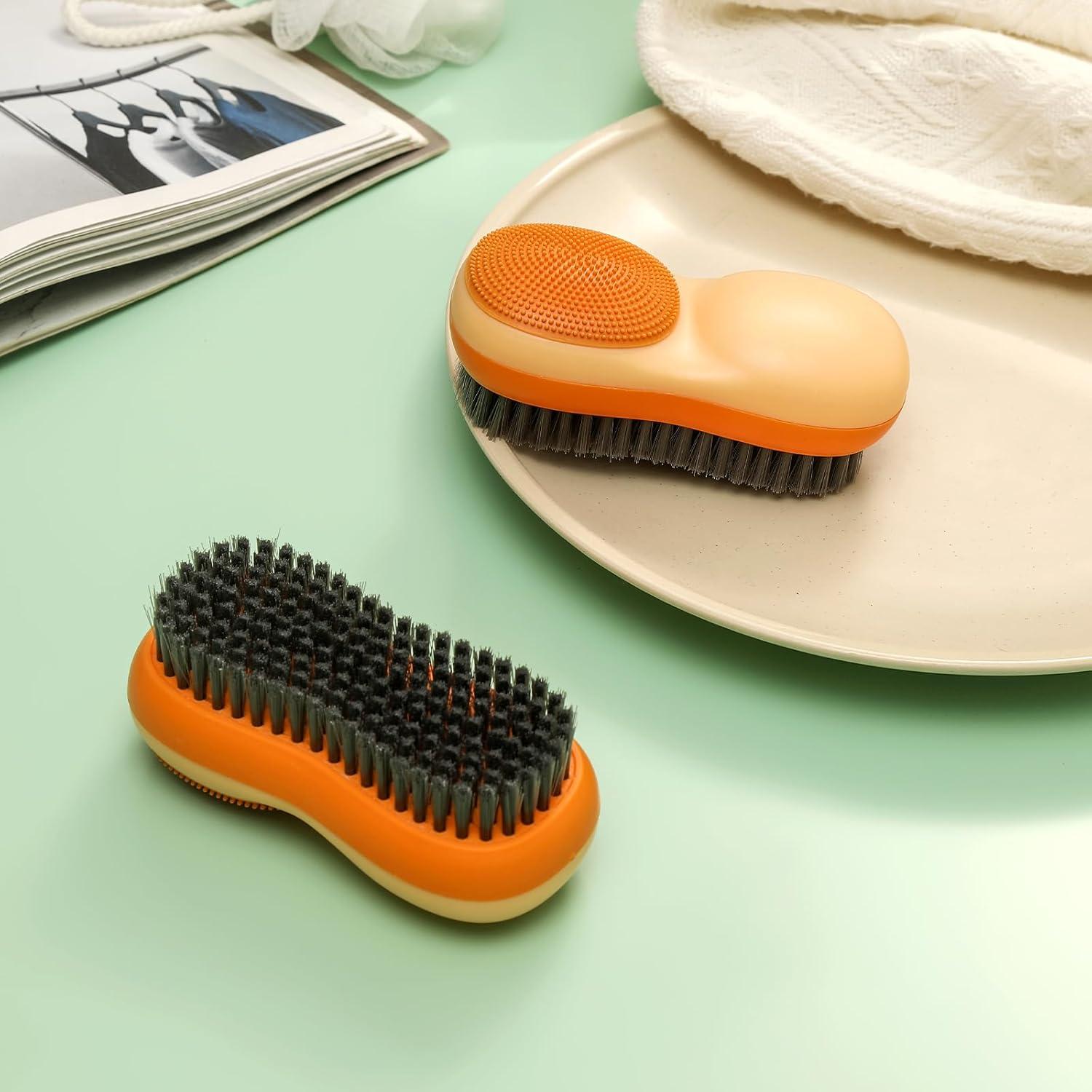 Cepillo Quitamanchas Selaurel 2 Piezas Azul y Naranja