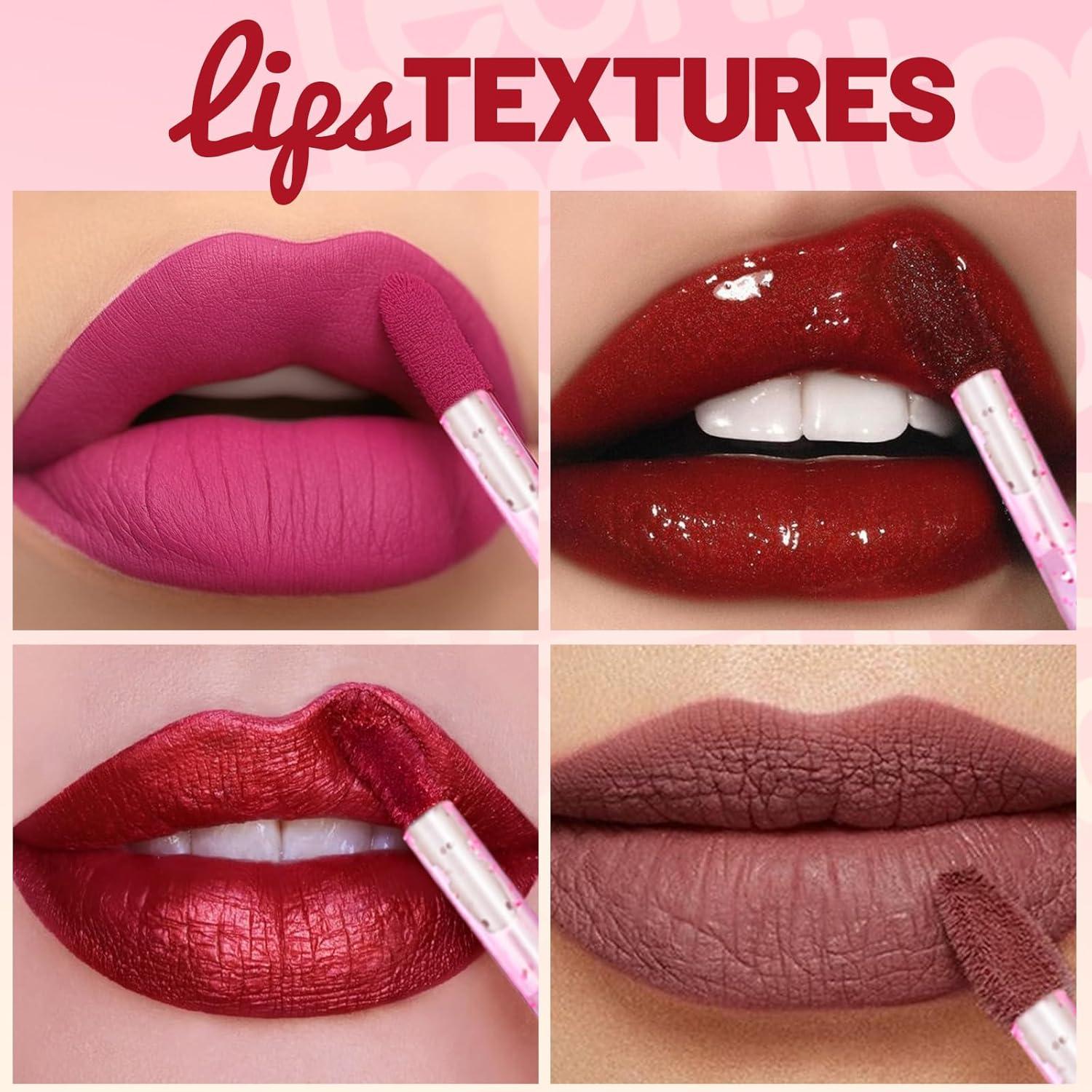 Aplicadores de Labios Desechables Teenitor 600pcs Rosa Cristal