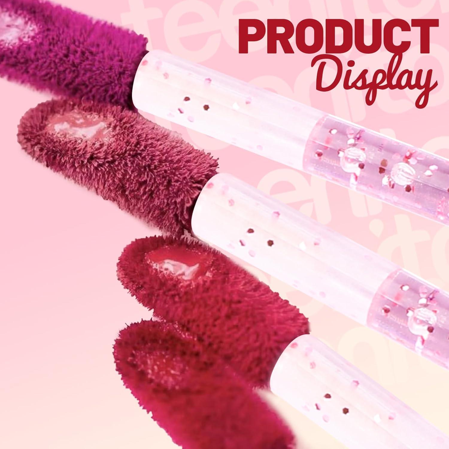 Aplicadores de Labios Desechables Teenitor 600pcs Rosa Cristal