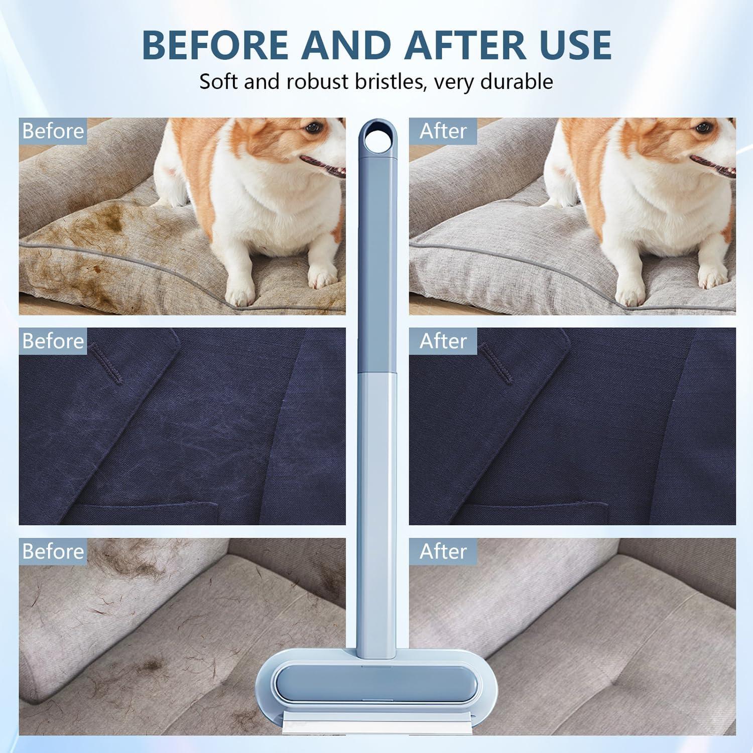 Removedor de Pelo de Mascotas 4 en 1 Reutilizable 43 cm