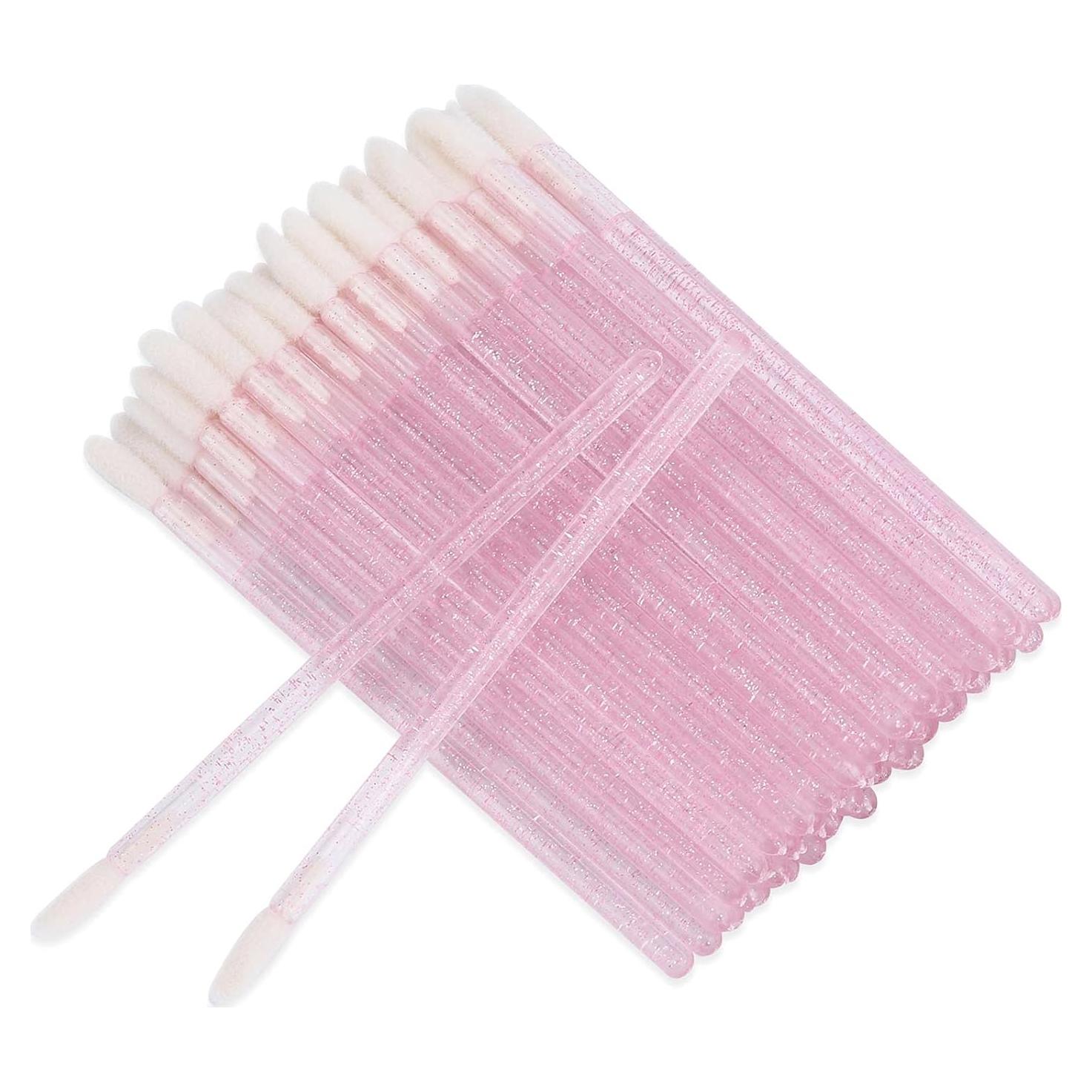 200 Aplicadores de Labios Desechables BTYMS Rosa 9.14 cm