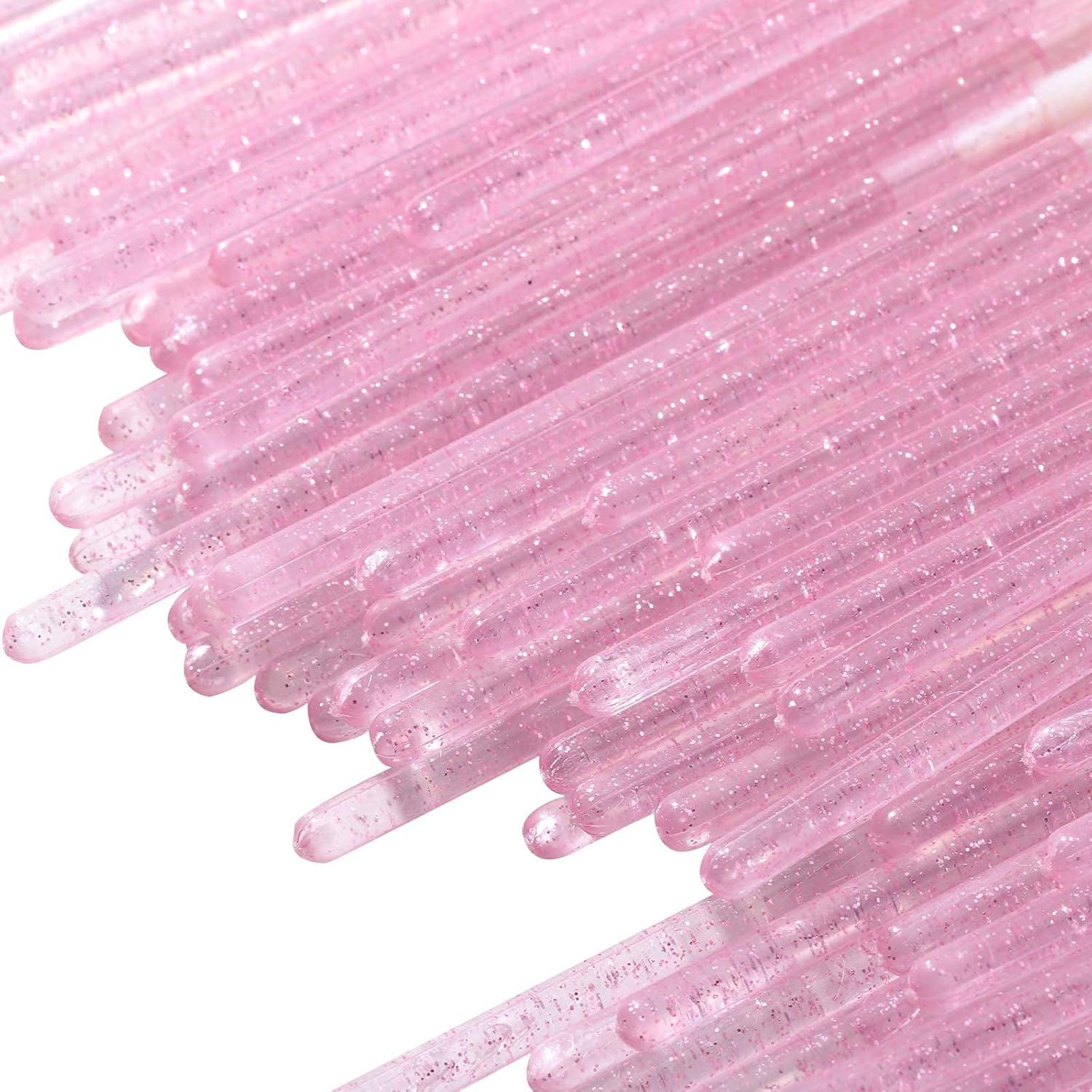 200 Aplicadores de Labios Desechables BTYMS Rosa 9.14 cm