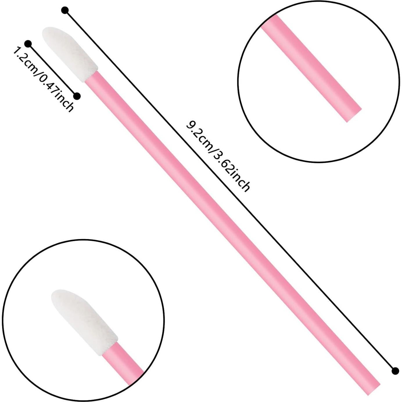 Aplicadores de Labios Desechables Rosa Vaincre 500PCS 9.19cm