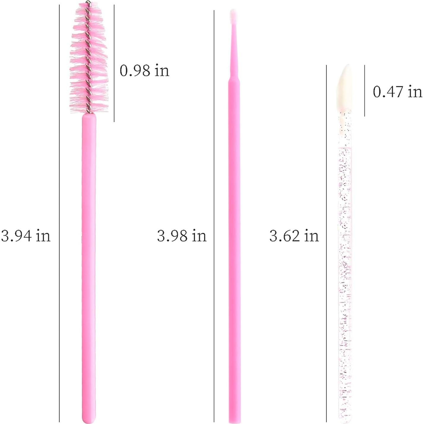 Kit 300 PCS Cepillos Micro Aplicadores y Varitas de Pestañas YS