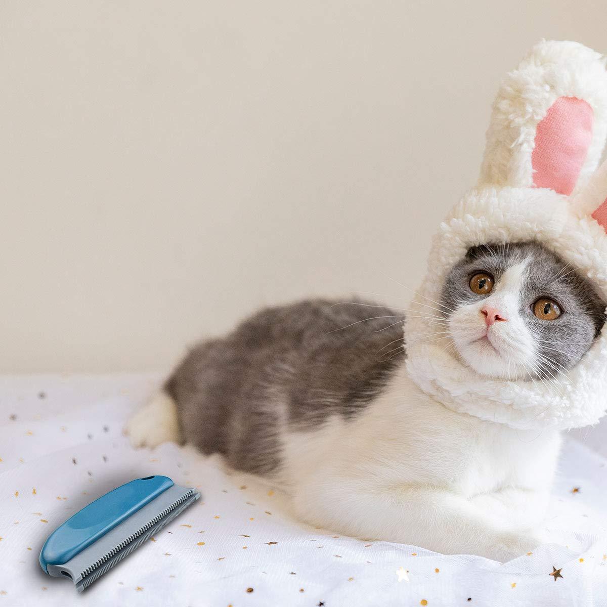 Cepillo Removedor de Pelo de Mascotas TTSAM Doble Serrado 15 cm